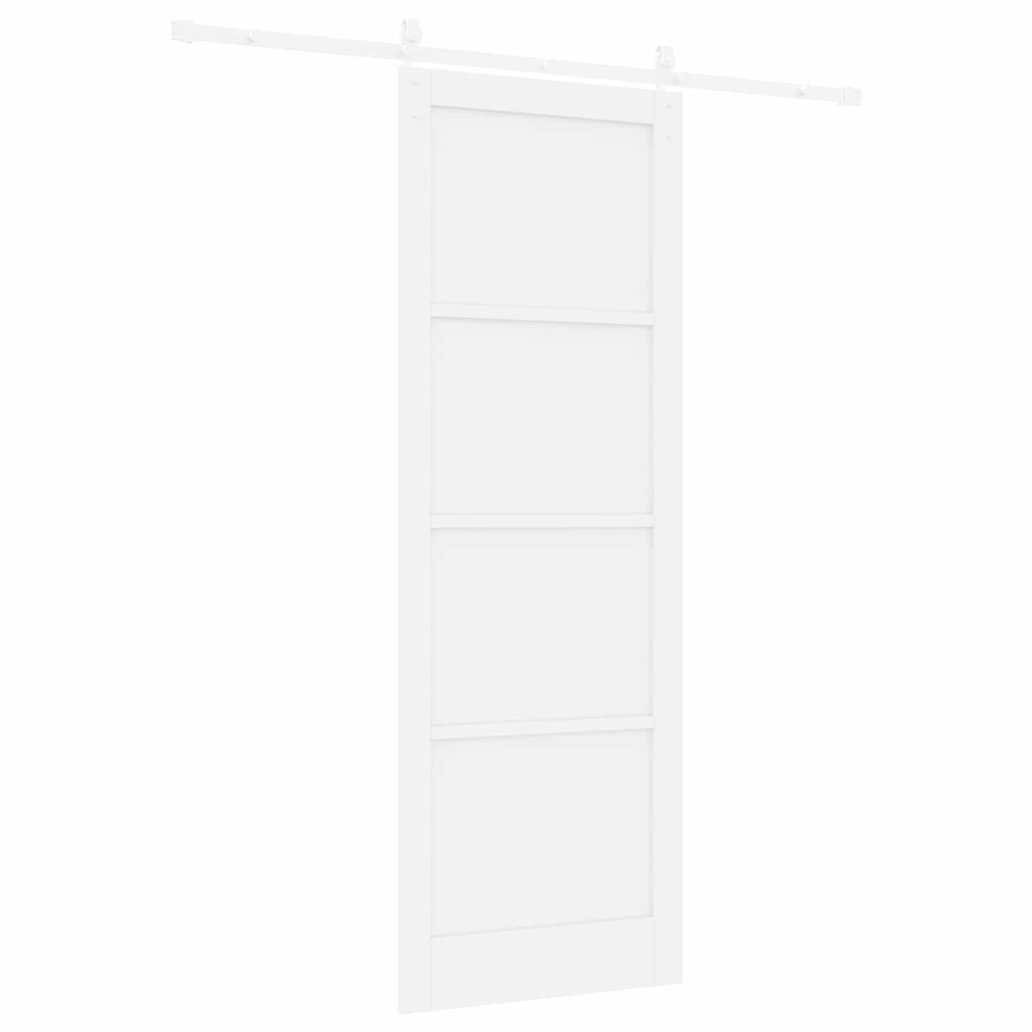 Skyvedør Hvit 83 x 232 cm Heltre furu