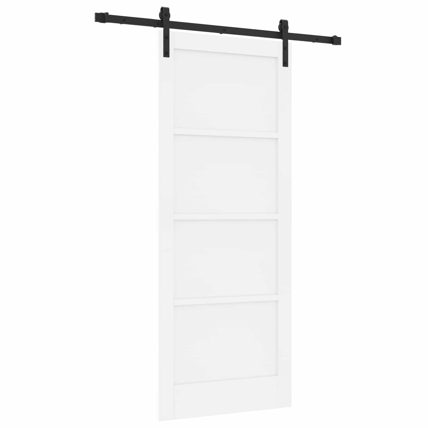 Skyvedør Hvit 83 x 202 cm Heltre furu