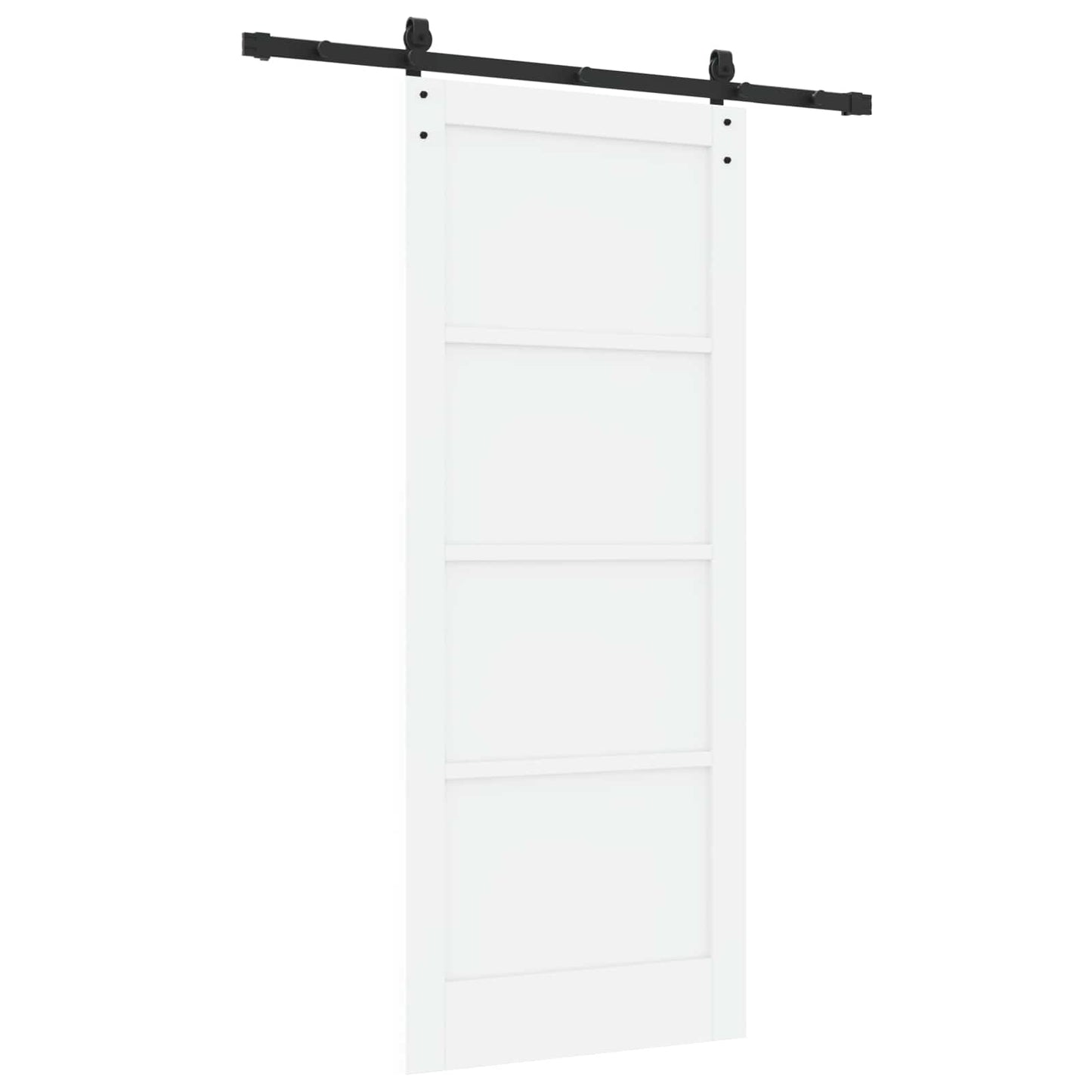 Skyvedør Hvit 83 x 202 cm Heltre furu
