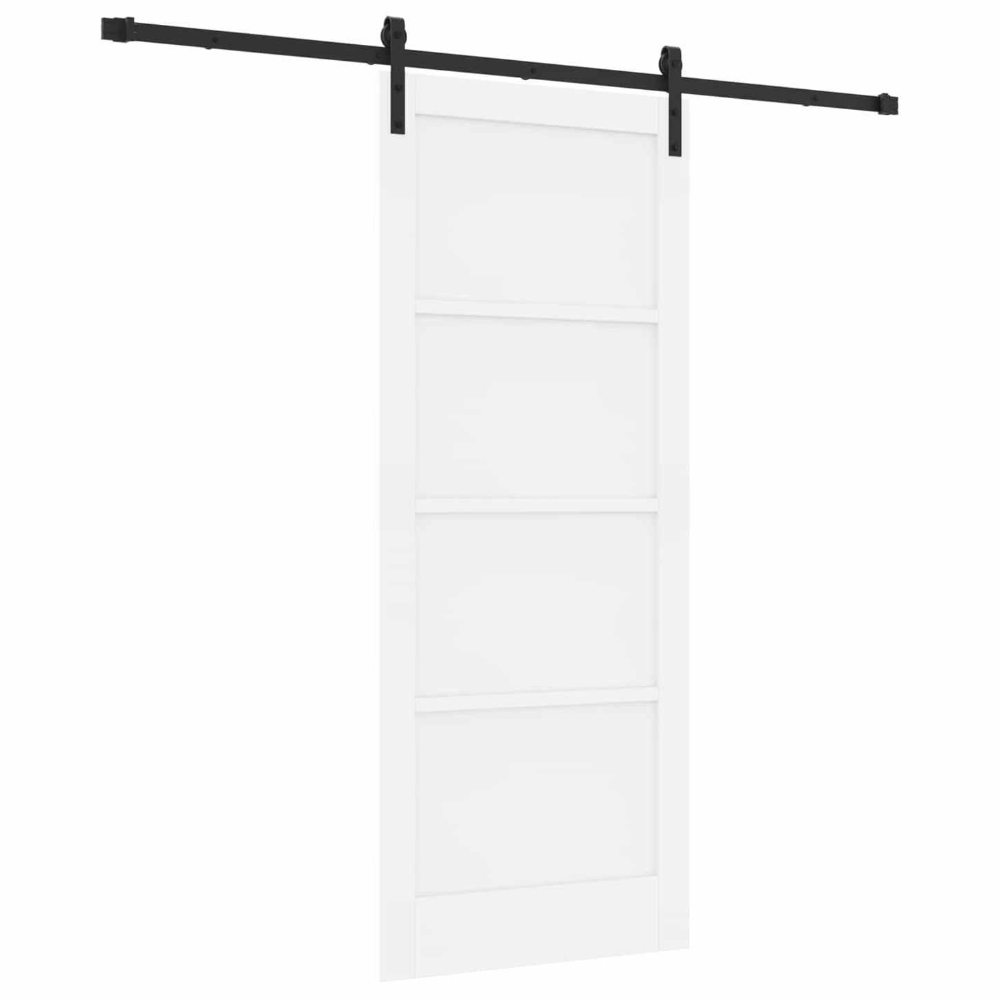 Skyvedør Hvit 83 x 202 cm Heltre furu