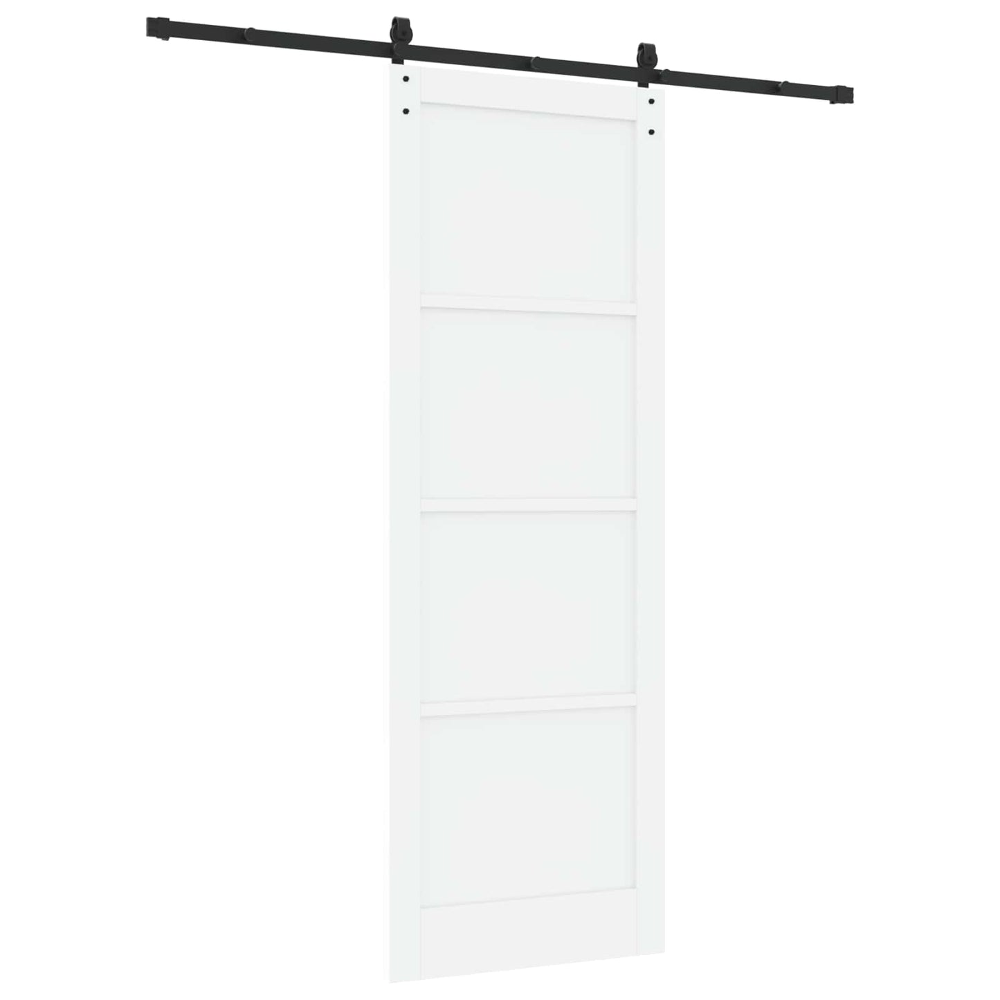 Skyvedør Hvit 83 x 232 cm Heltre furu