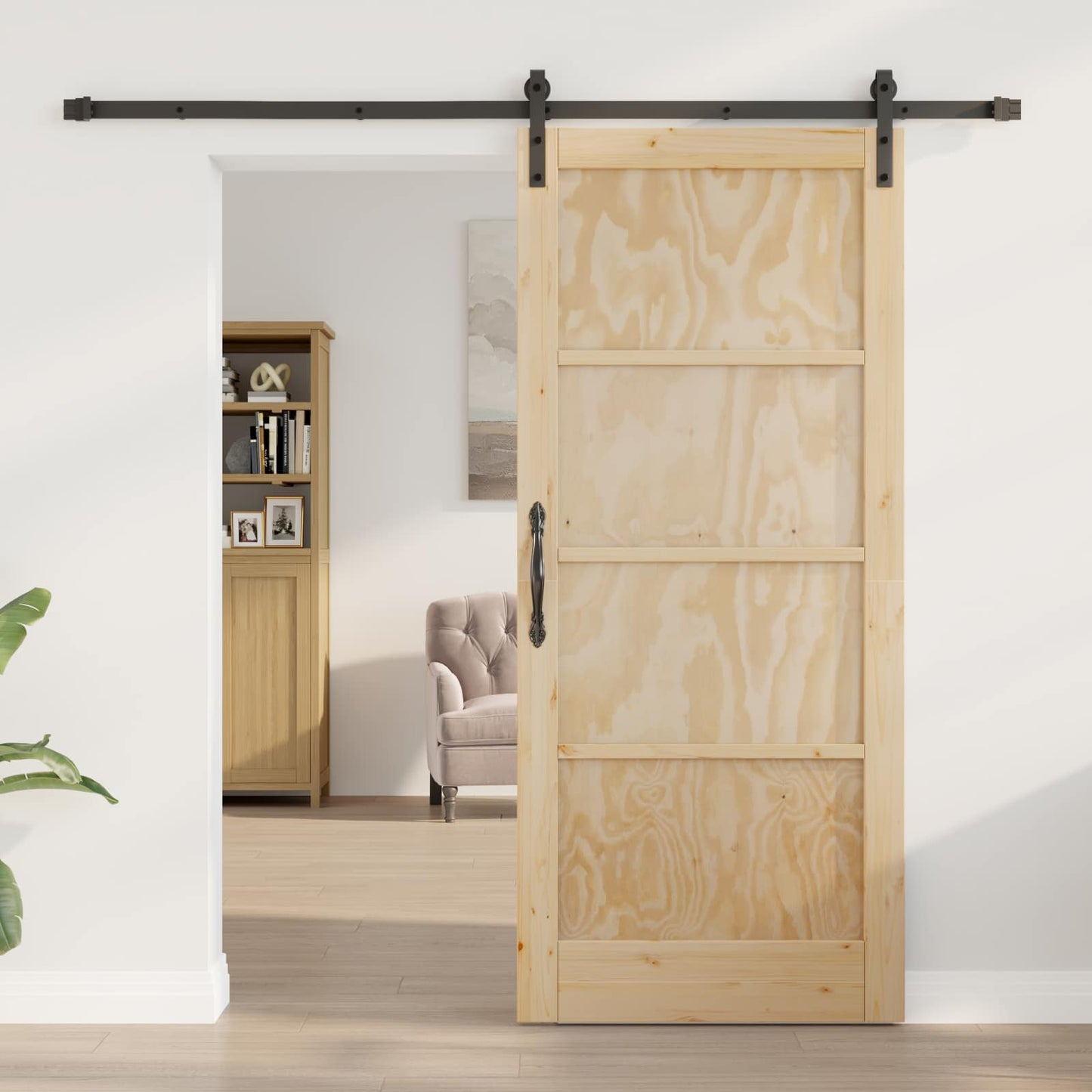 Skyvedør Naturlig 86 x 198,5 cm Heltre furu