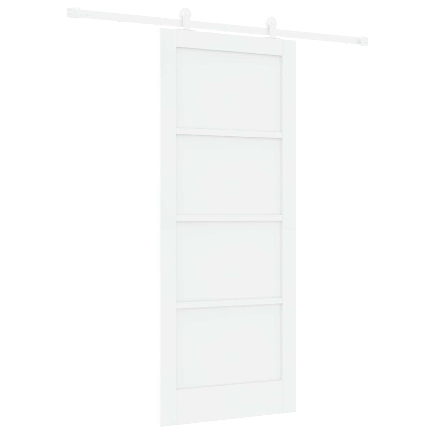 Skyvedør Hvit 83 x 202 cm Heltre furu