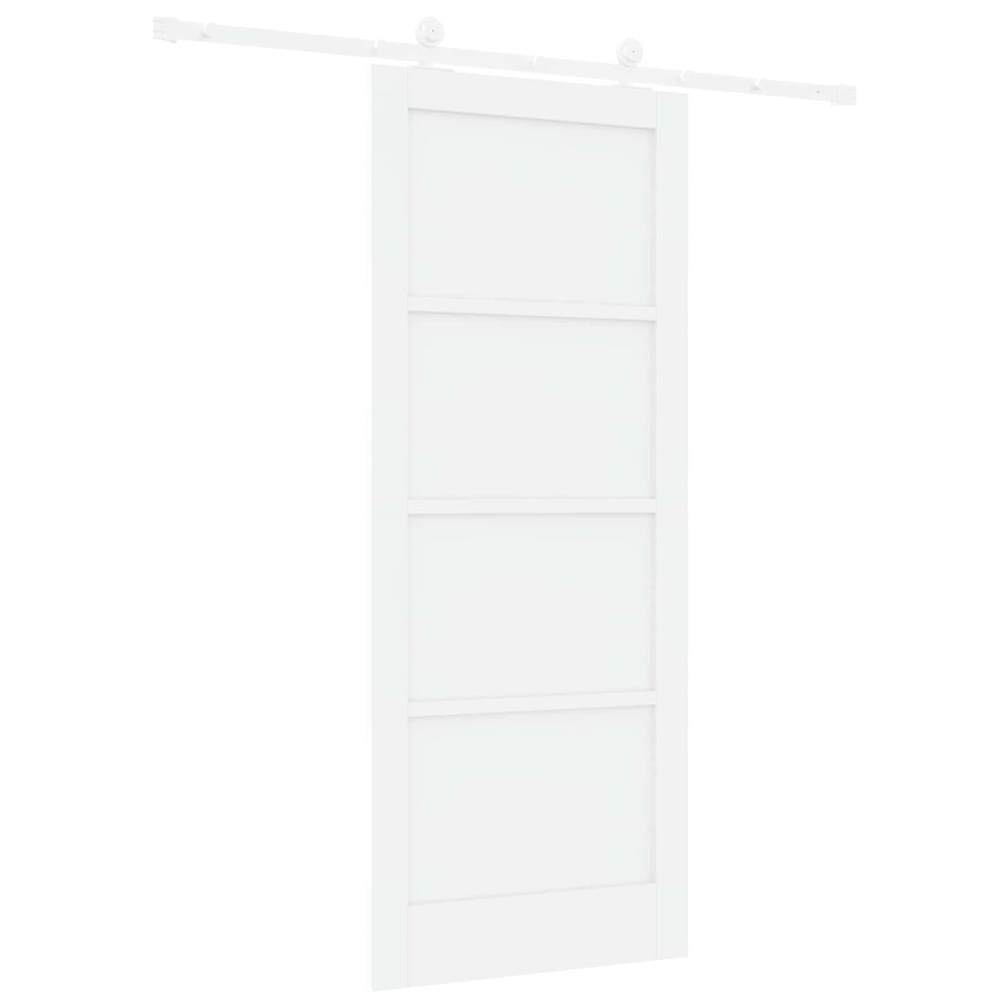 Skyvedør Hvit 83 x 202 cm Heltre furu