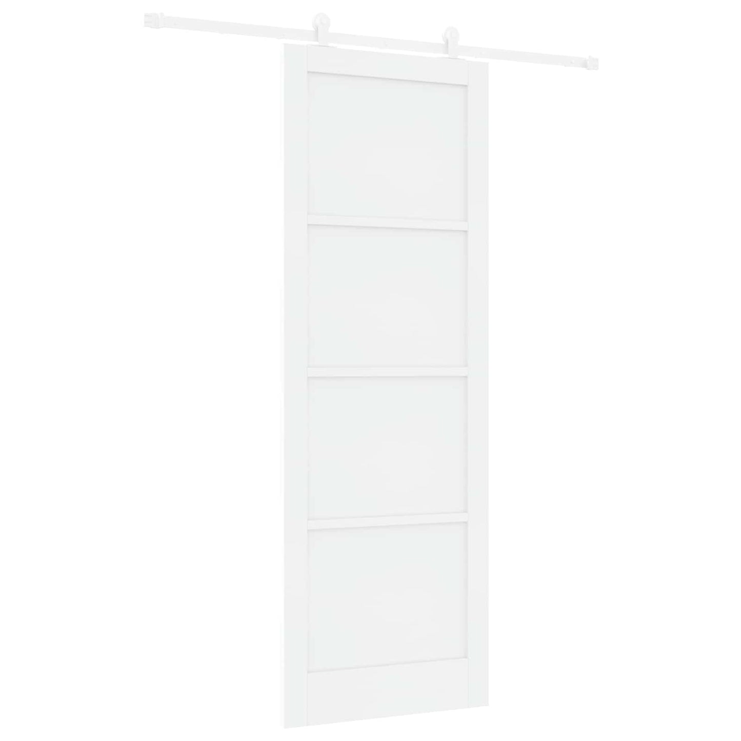 Skyvedør Hvit 83 x 232 cm Heltre furu