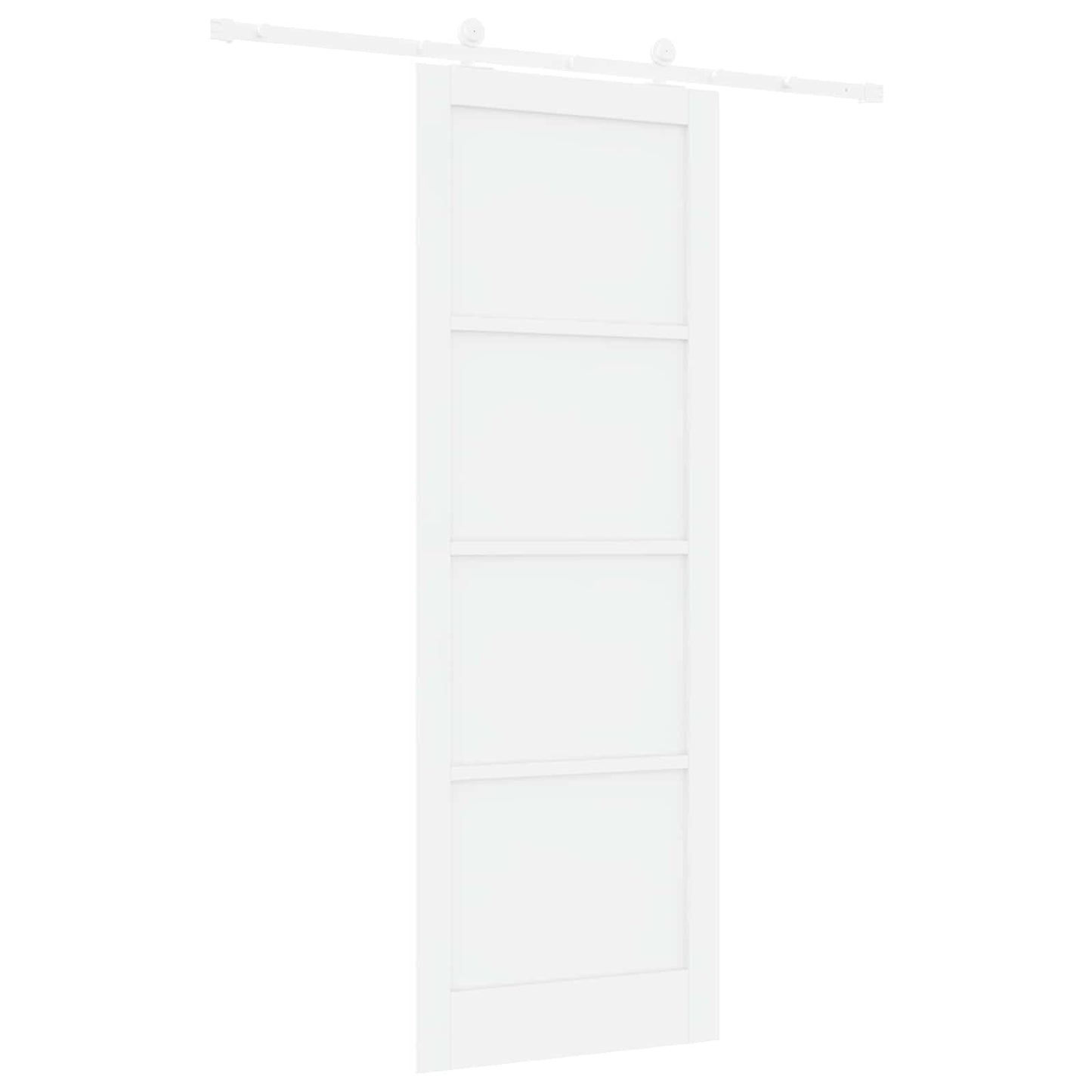 Skyvedør Hvit 83 x 232 cm Heltre furu