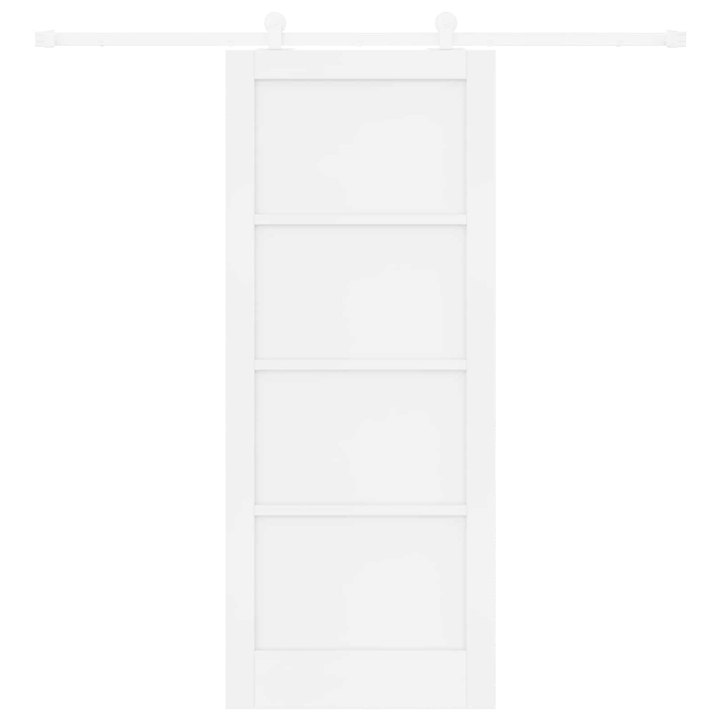 Skyvedør Hvit 83 x 202 cm Heltre furu