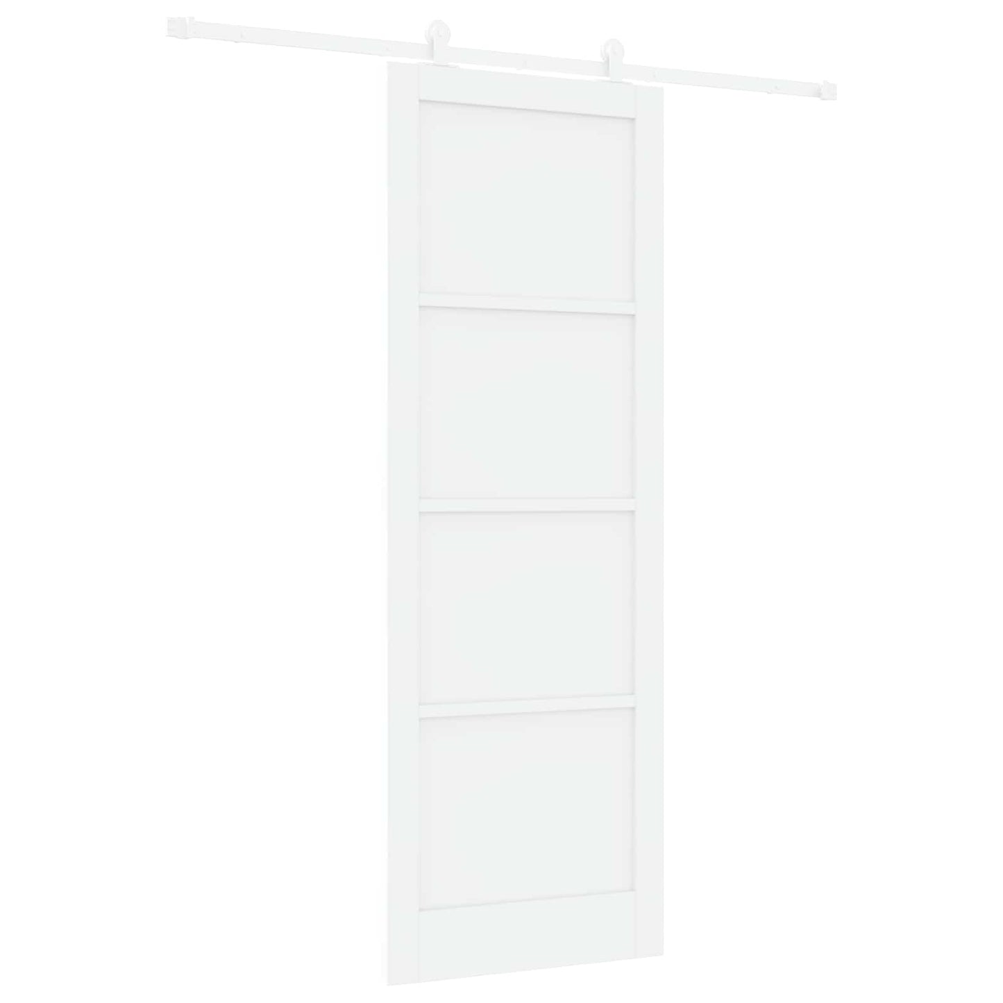 Skyvedør Hvit 83 x 232 cm Heltre furu