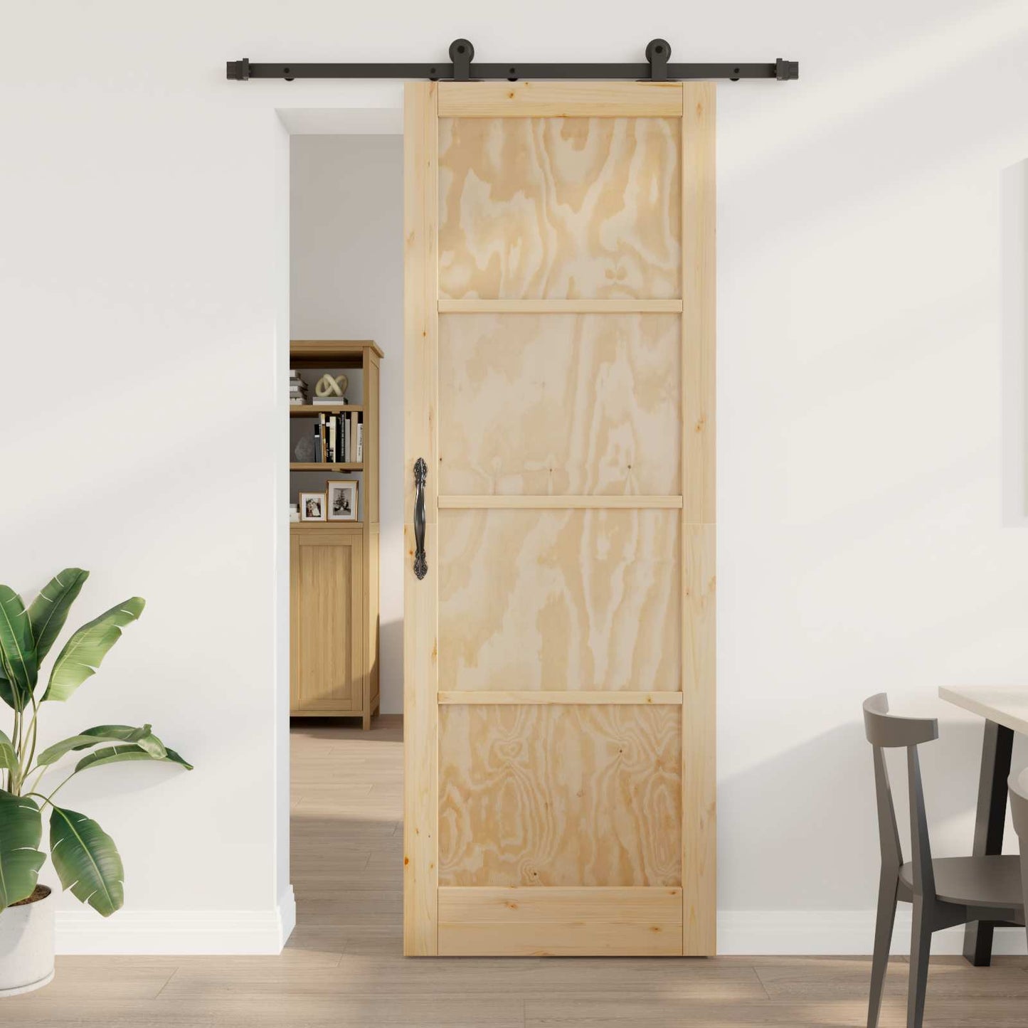 Skyvedør ORKDAL Naturlig 83 x 232 cm Heltre furu