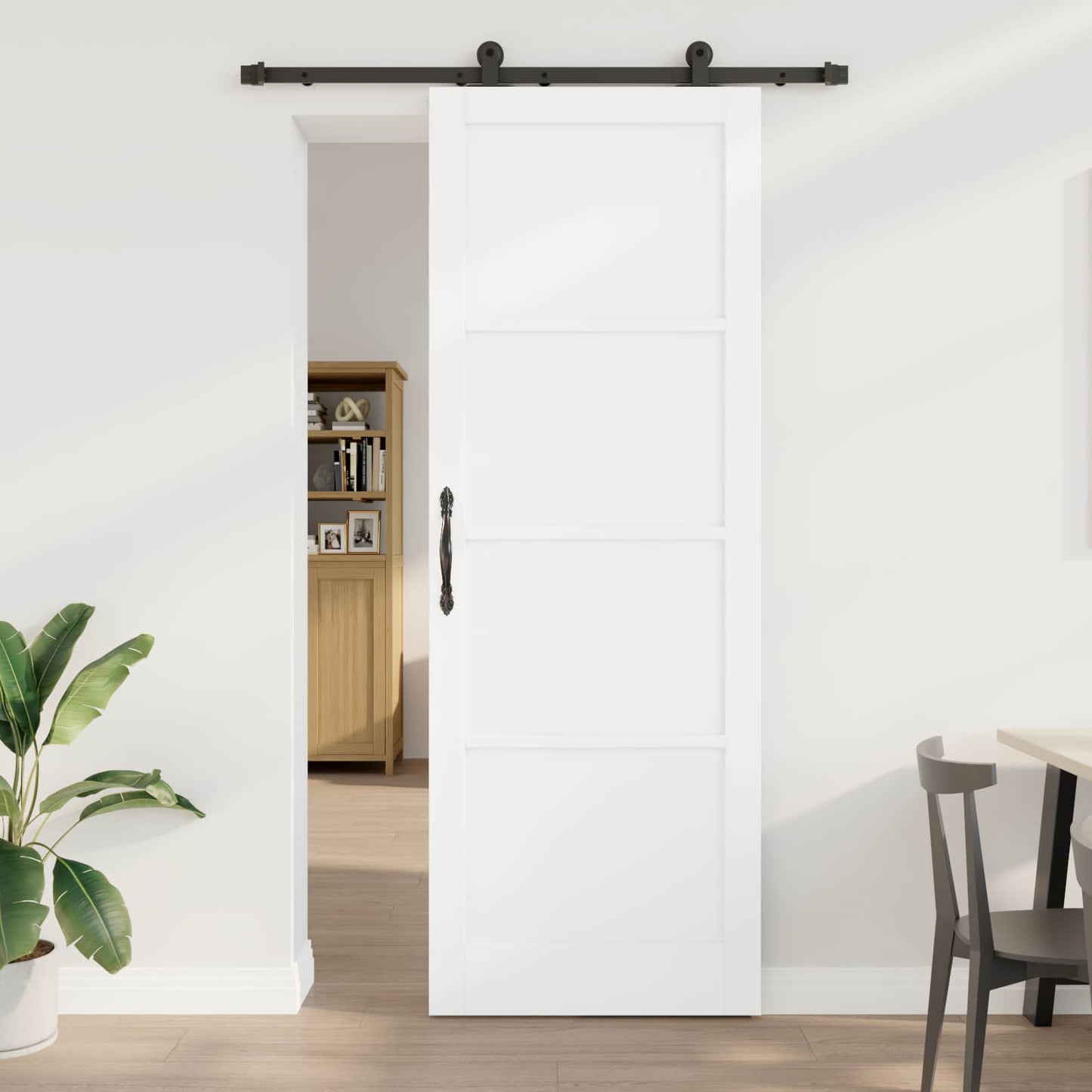 Skyvedør ORKDAL Hvit 83 x 232 cm Heltre furu