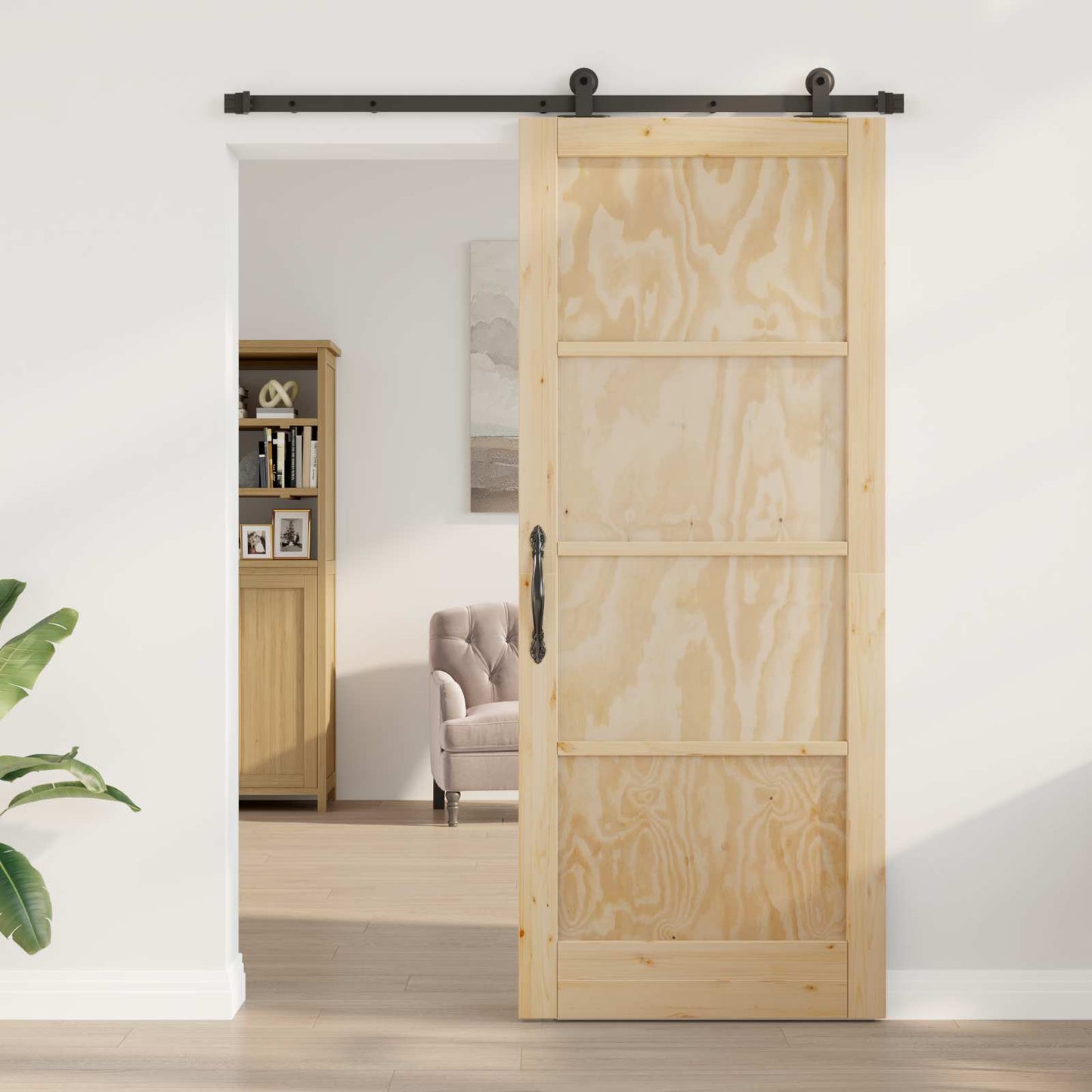Skyvedør ORKDAL Naturlig 86 x 211 cm Heltre furu