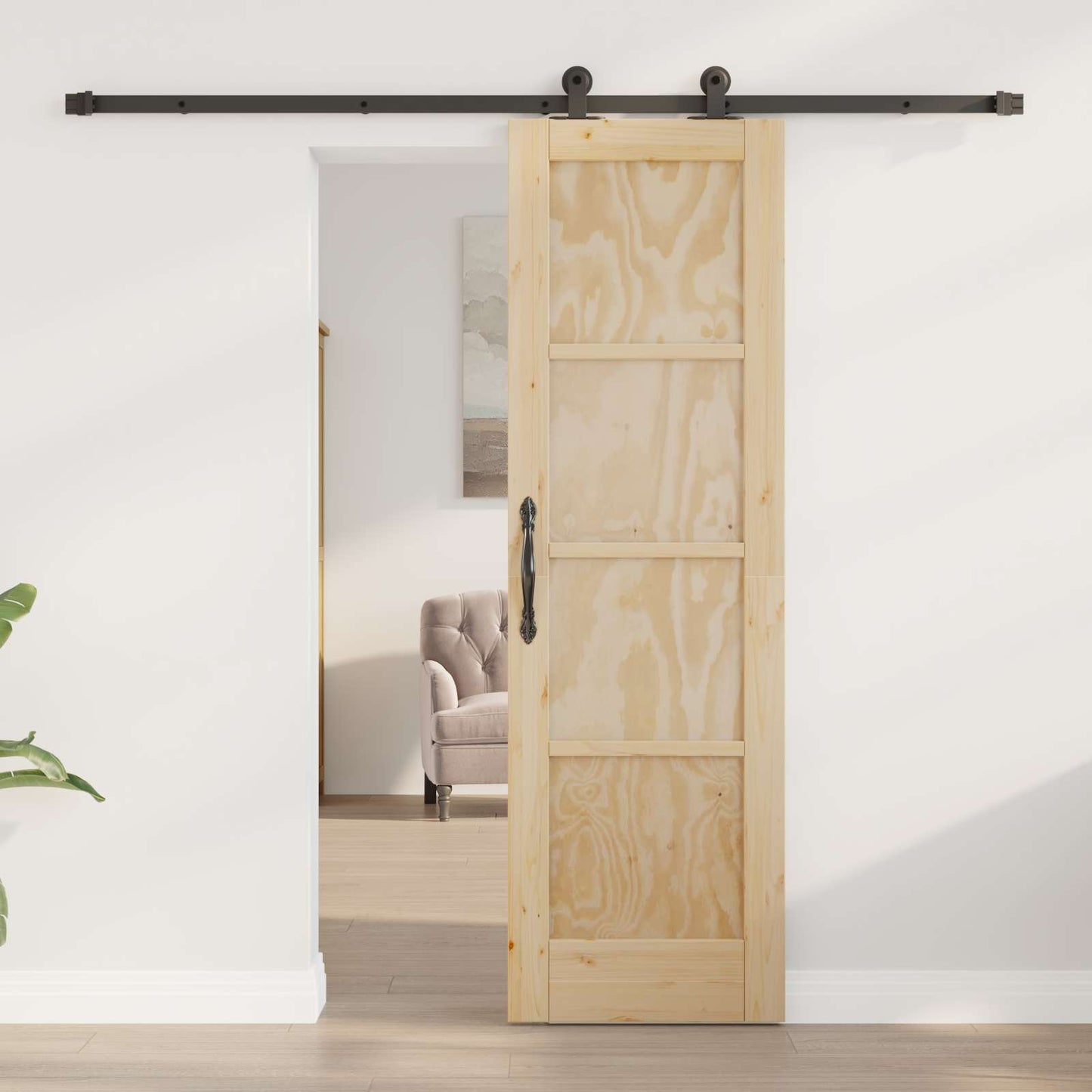 Skyvedør ORKDAL Naturlig 61 x 198,5 cm Heltre furu