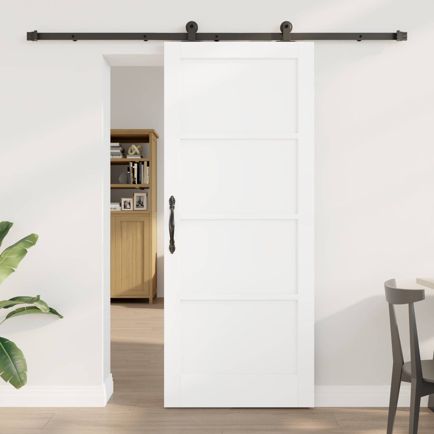 Skyvedør ORKDAL Hvit 83 x 202 cm Heltre furu