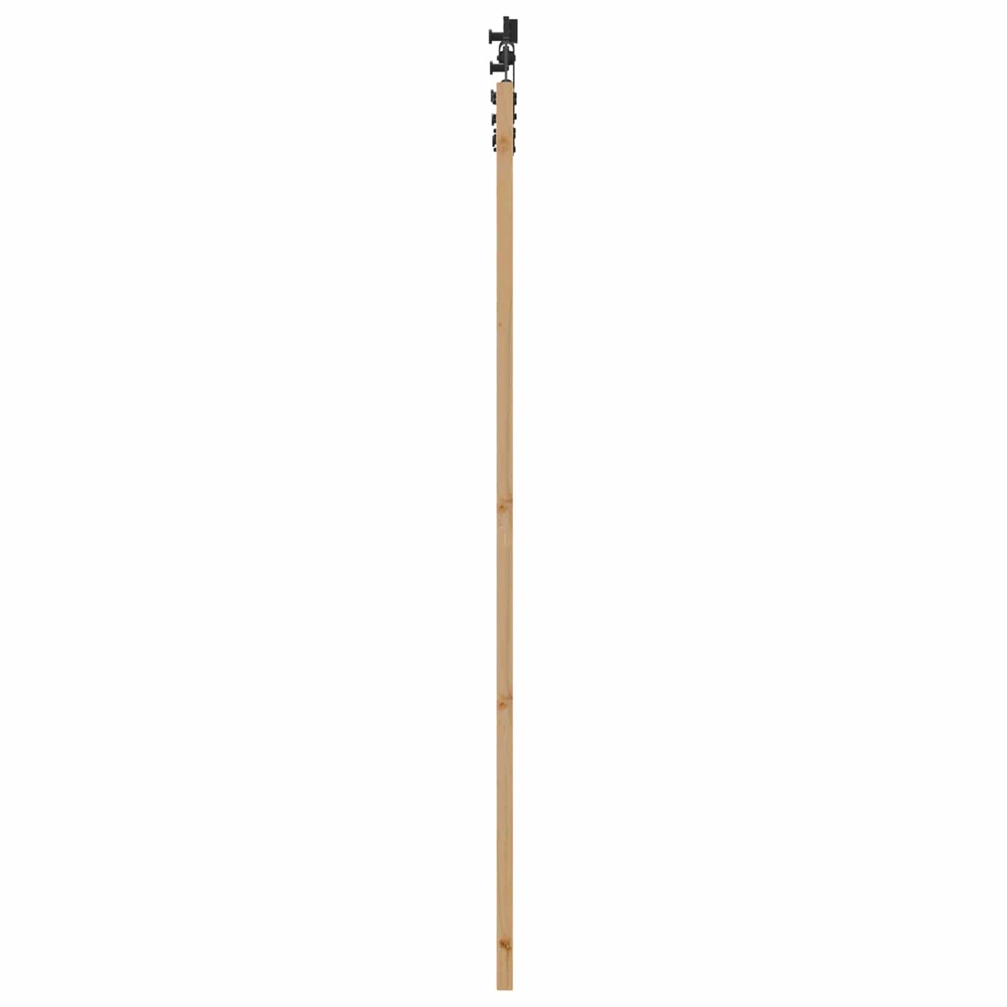 Skyvedør Naturlig og svart 86 x 211 cm Heltre furu