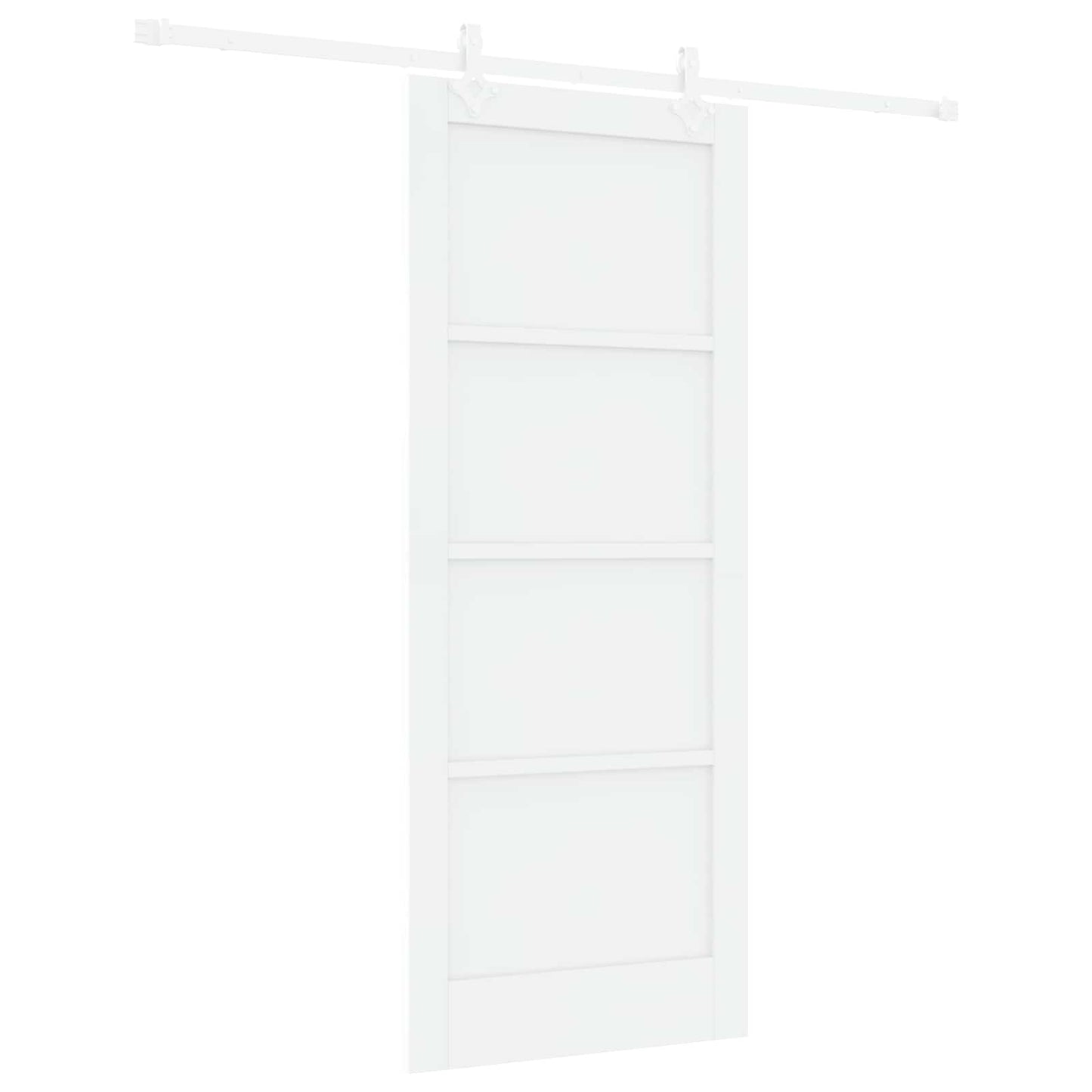 Skyvedør Hvit 83 x 202 cm Heltre furu