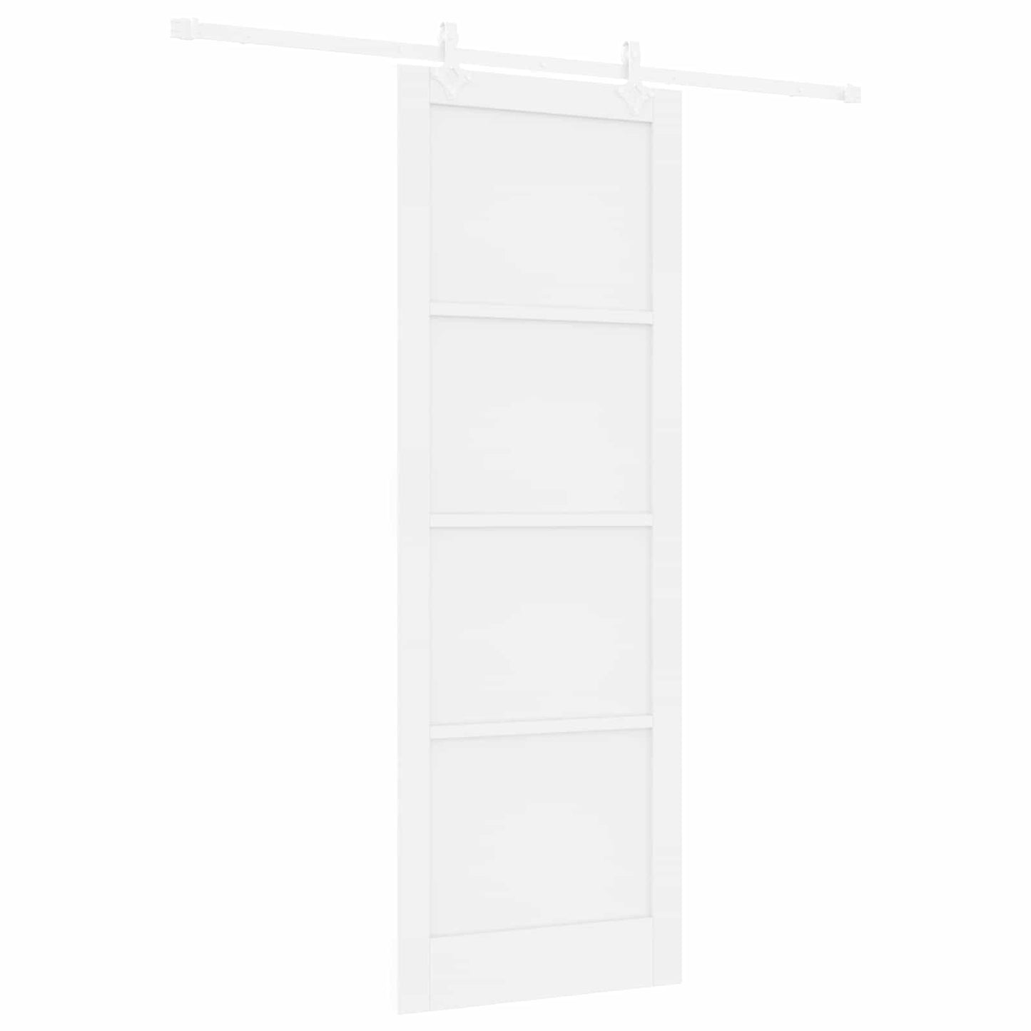 Skyvedør Hvit 83 x 232 cm Heltre furu