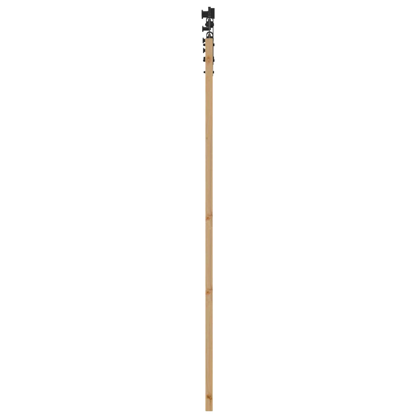 Skyvedør ORKDAL Naturlig og svart 61 x 198,5 cm Heltre furu