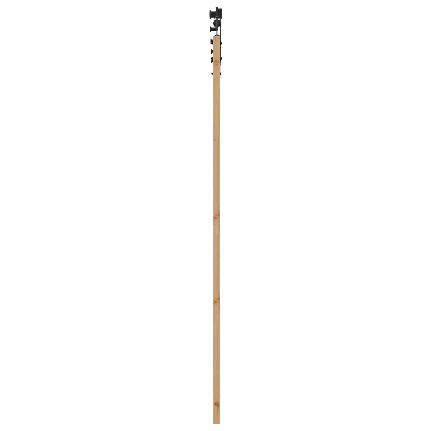 Skyvedør ORKDAL Naturlig og svart 73,5 x 211 cm Heltre furu