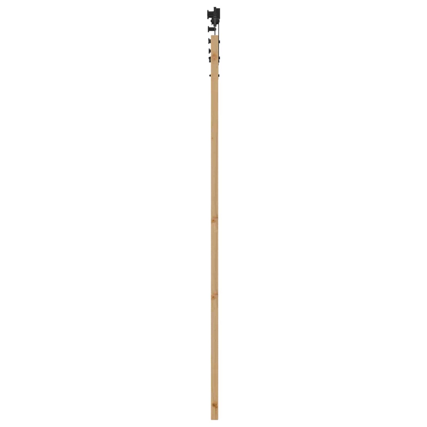 Skyvedør ORKDAL Naturlig og svart 86 x 198,5 cm Heltre furu