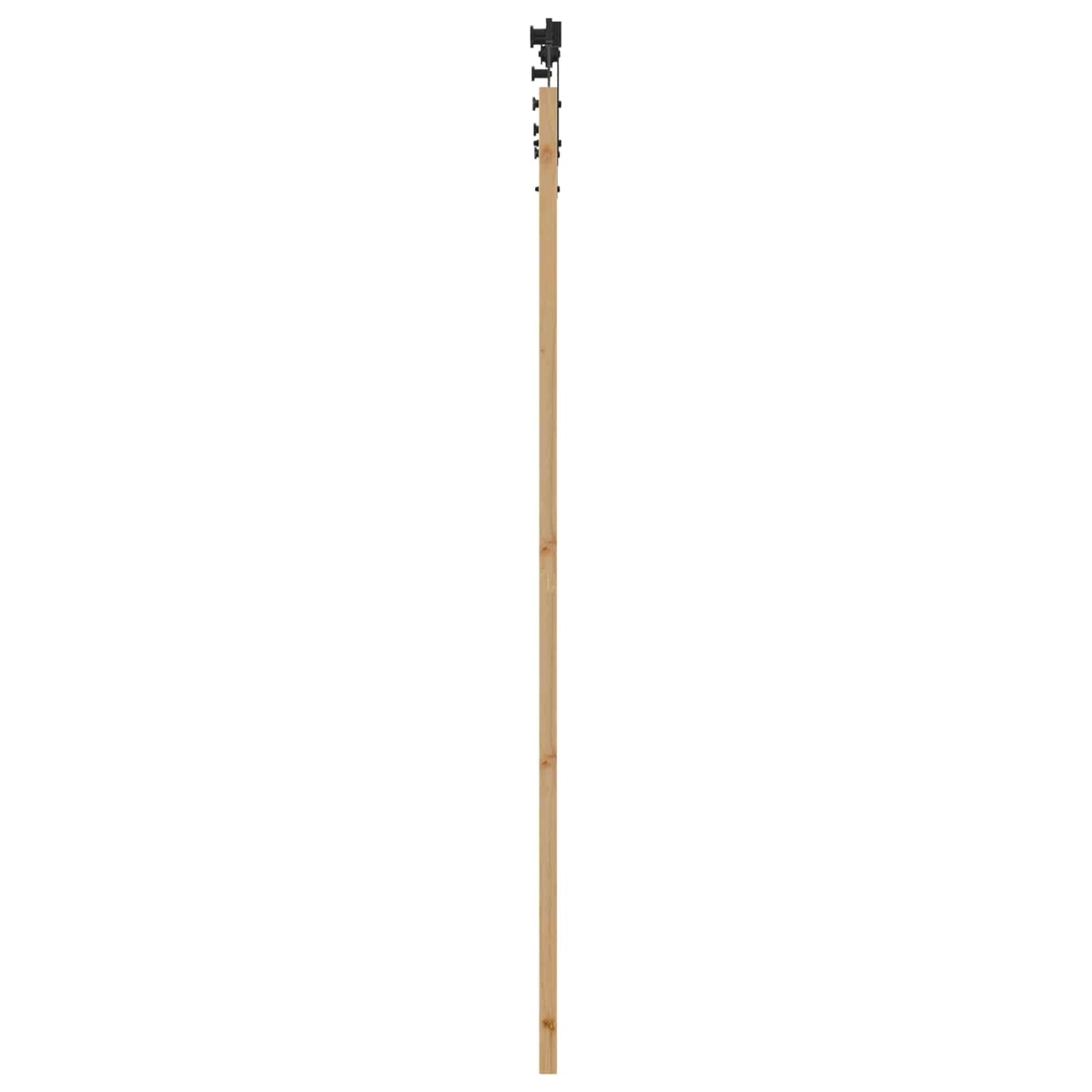 Skyvedør ORKDAL Naturlig og svart 86 x 211 cm Heltre furu