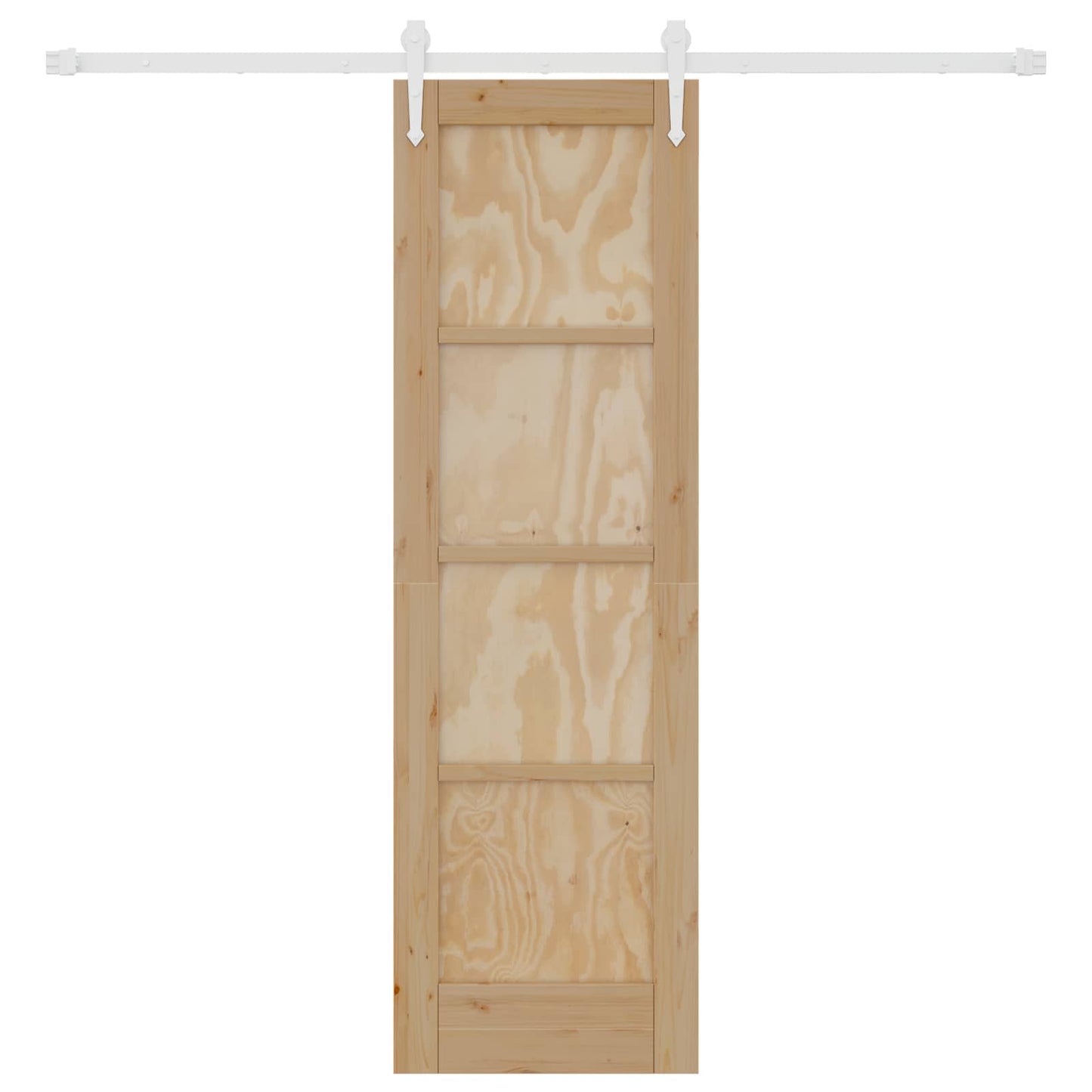 Skyvedør ORKDAL Naturlig og Hvit 61 x 198,5 cm Heltre furu