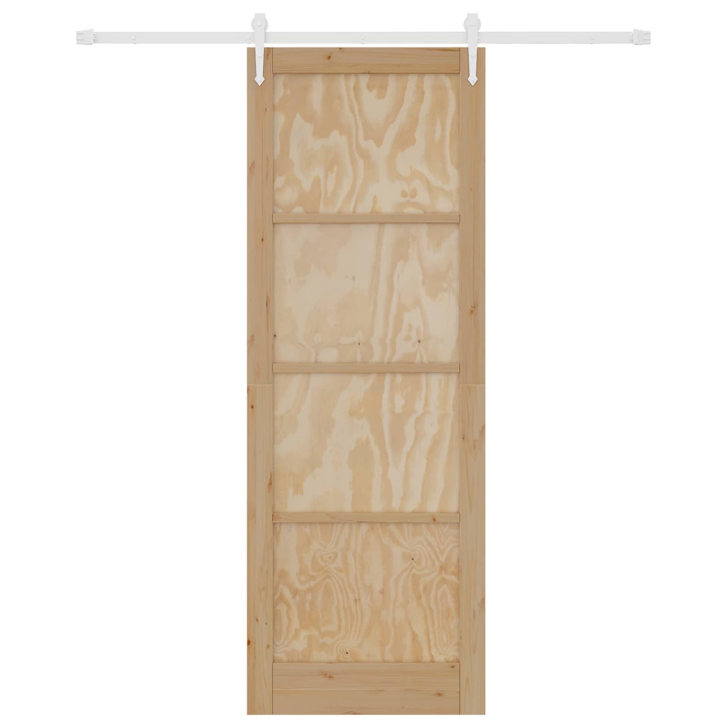 Skyvedør ORKDAL Naturlig og Hvit 83 x 232 cm Heltre furu