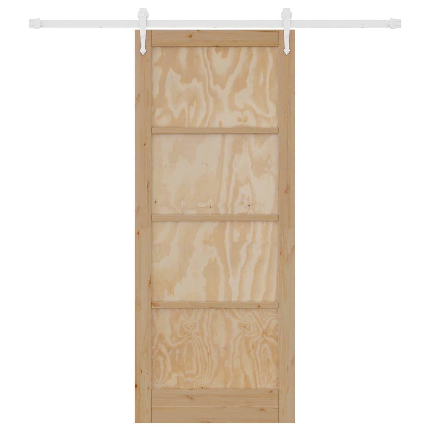 Skyvedør ORKDAL Naturlig og Hvit 86 x 211 cm Heltre furu