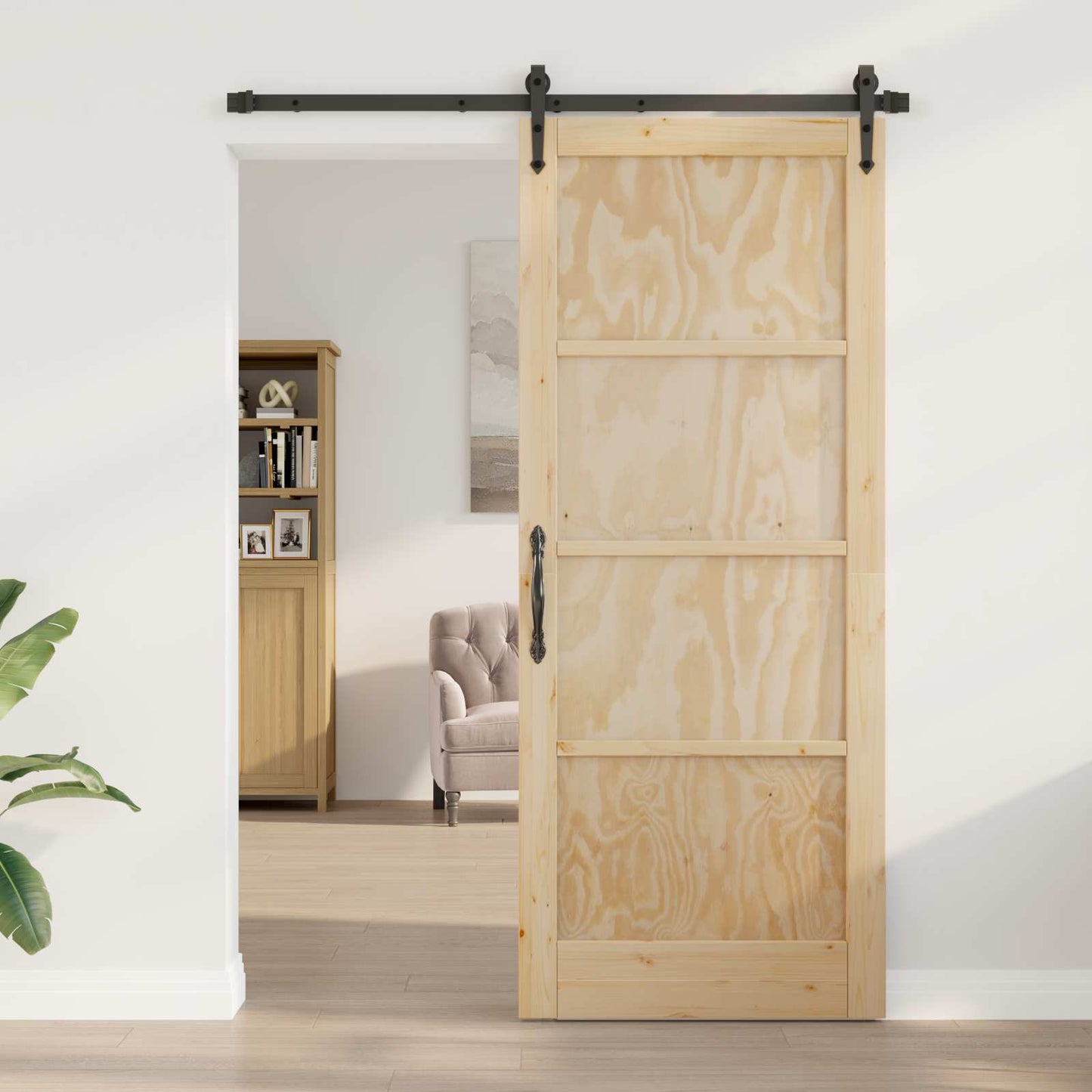 Skyvedør ORKDAL Naturlig 86 x 211 cm Heltre furu
