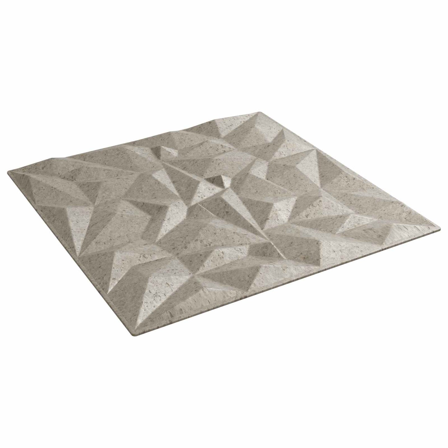 Veggpaneler 48 pcs Amethyst Betong 50 x 50 cm XPS Skum