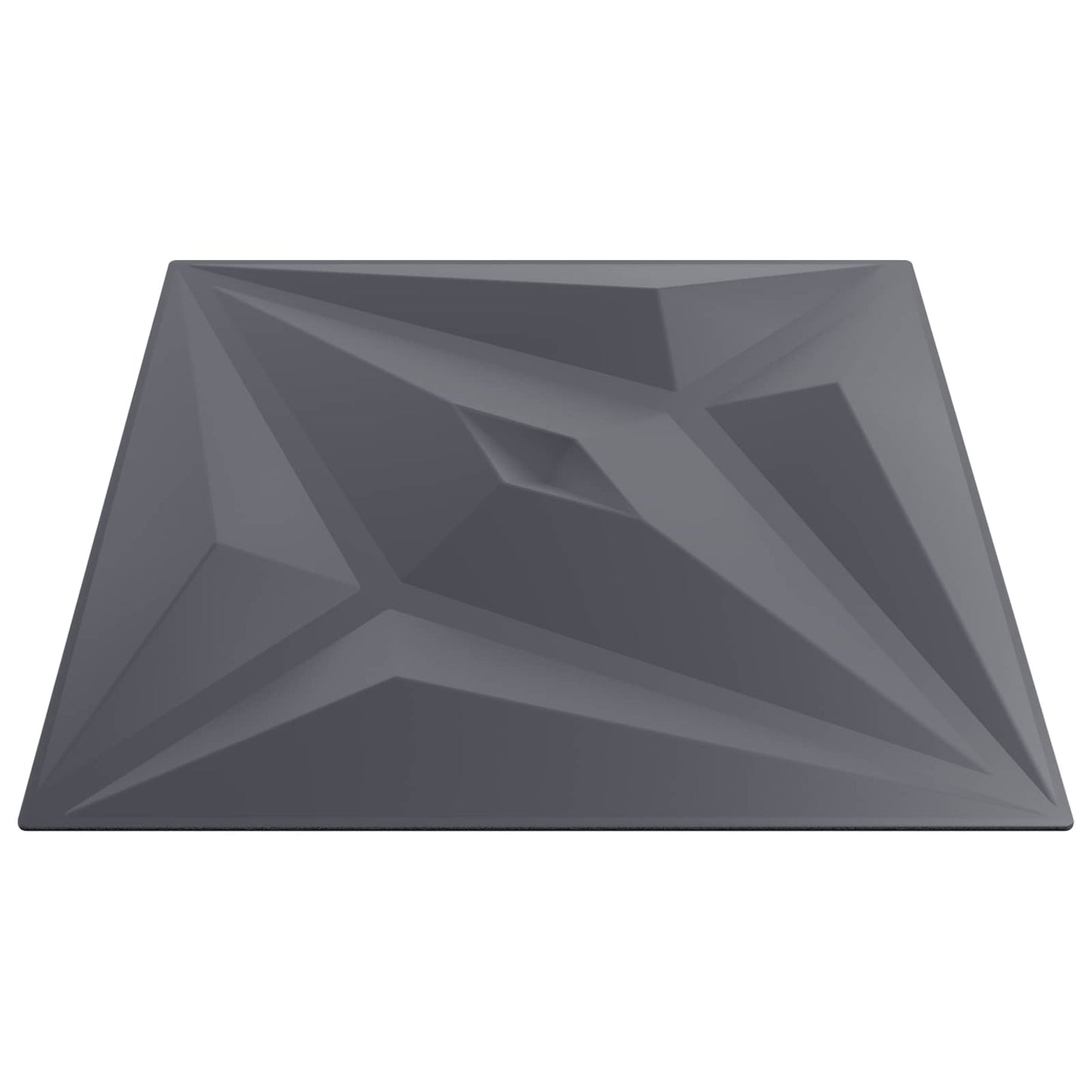Veggpaneler Stjerne 48 pcs Star Grå 50 x 50 cm XPS Skum