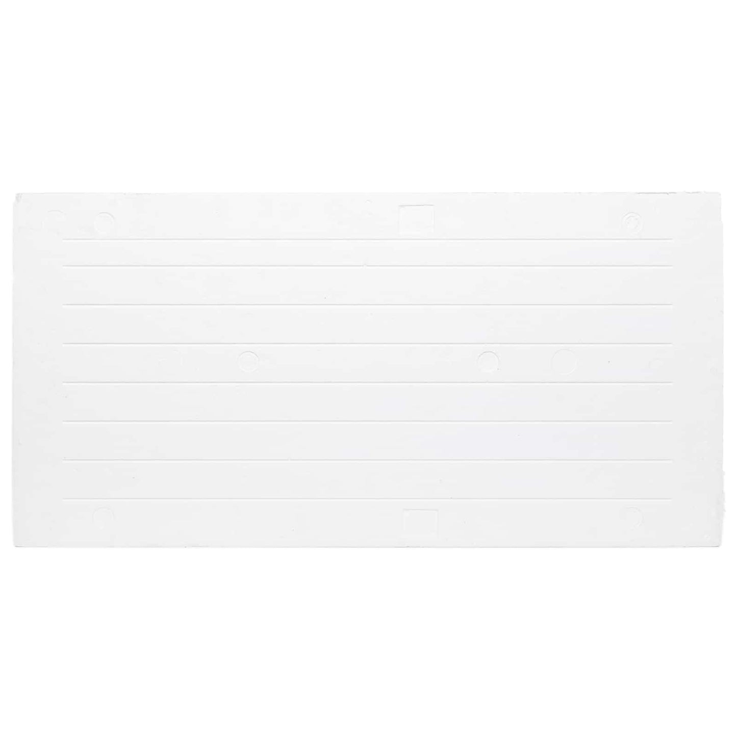 Veggpaneler 10 pcs Rød og Hvit 100 x 50 cm EPS Skum