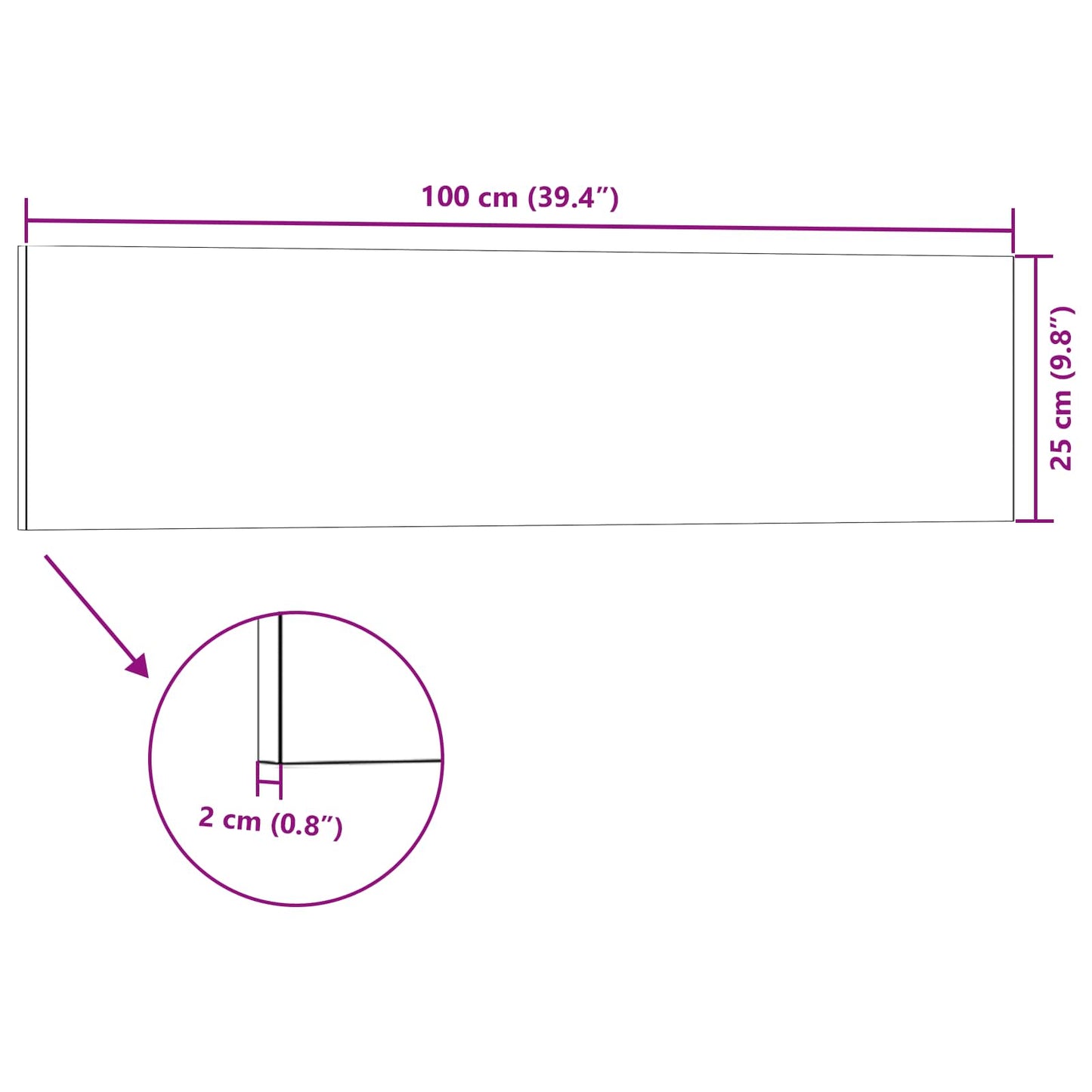 Veggpaneler 10 pcs Antrasitt 100 x 25 cm EPS Skum