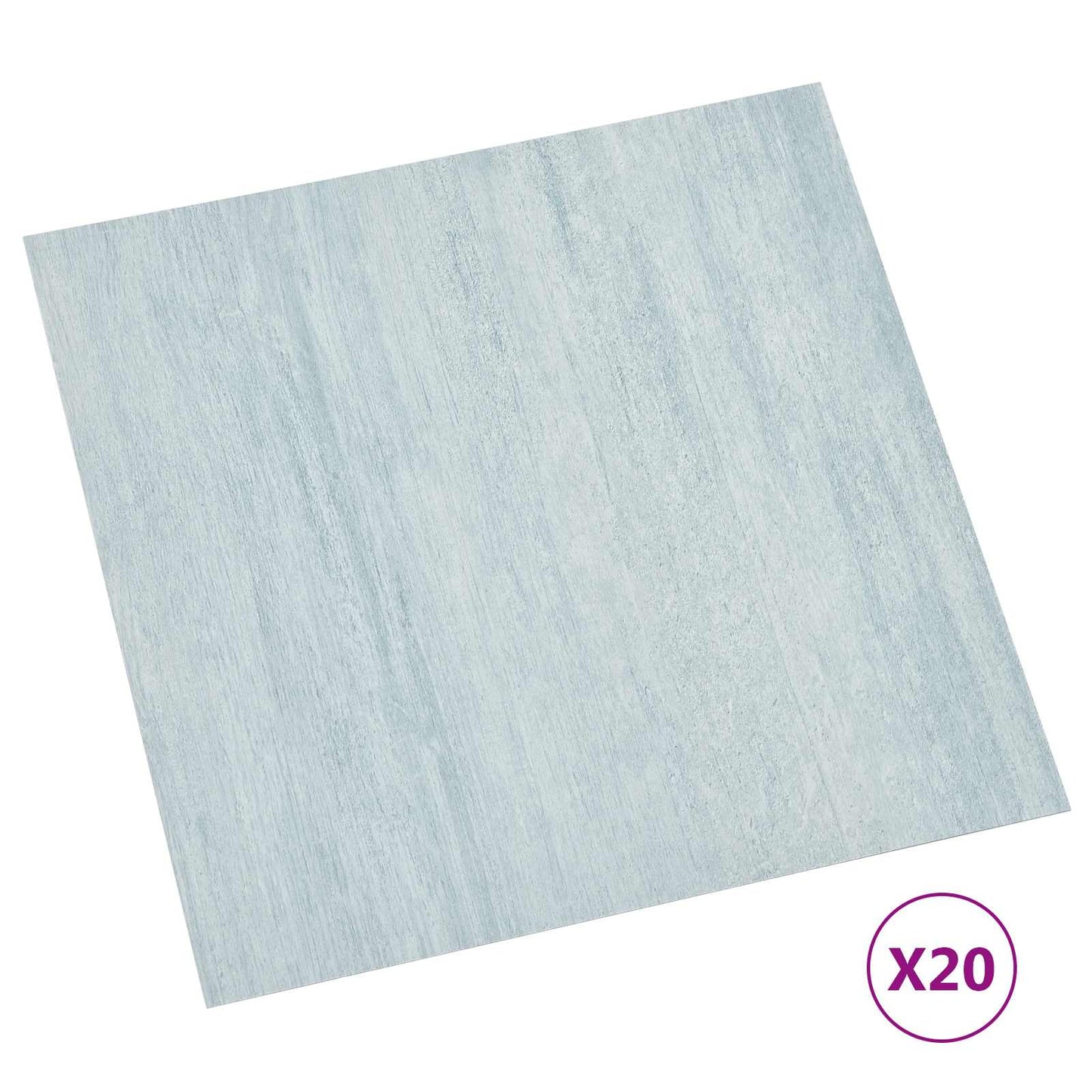 Selvheftende Gulvplanker 30,5 x 30,5 cm 20 pcs PVC Grønn