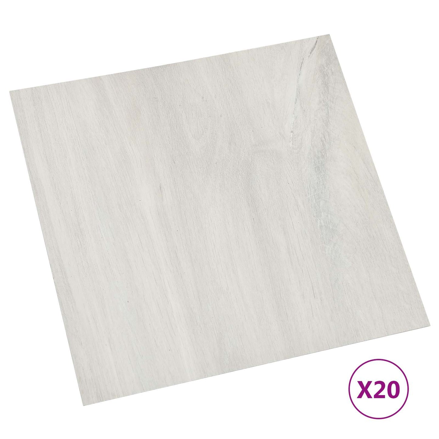 Selvheftende Gulvplanker 30,5 x 30,5 cm 20 pcs PVC