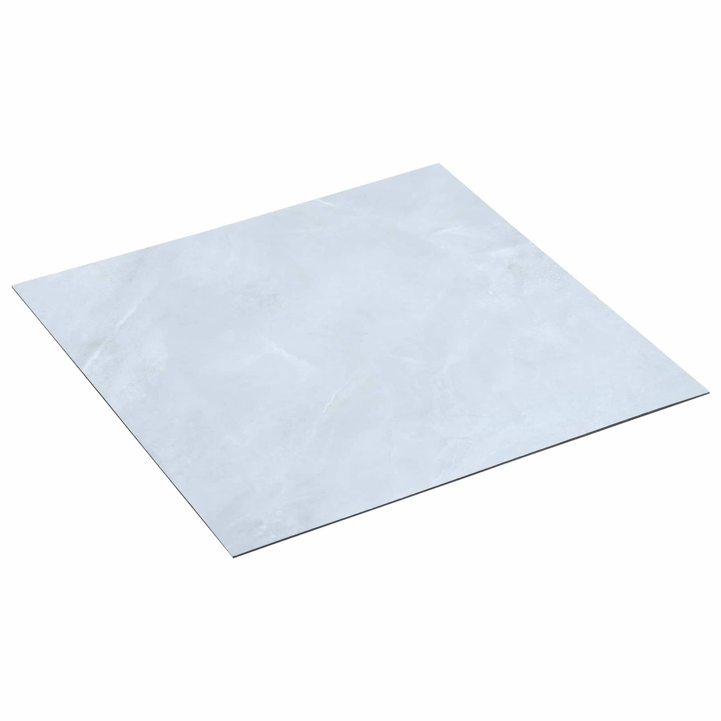 Selvheftende Gulvplanker 30,5 x 30,5 cm 20 pcs PVC Hvit marmor