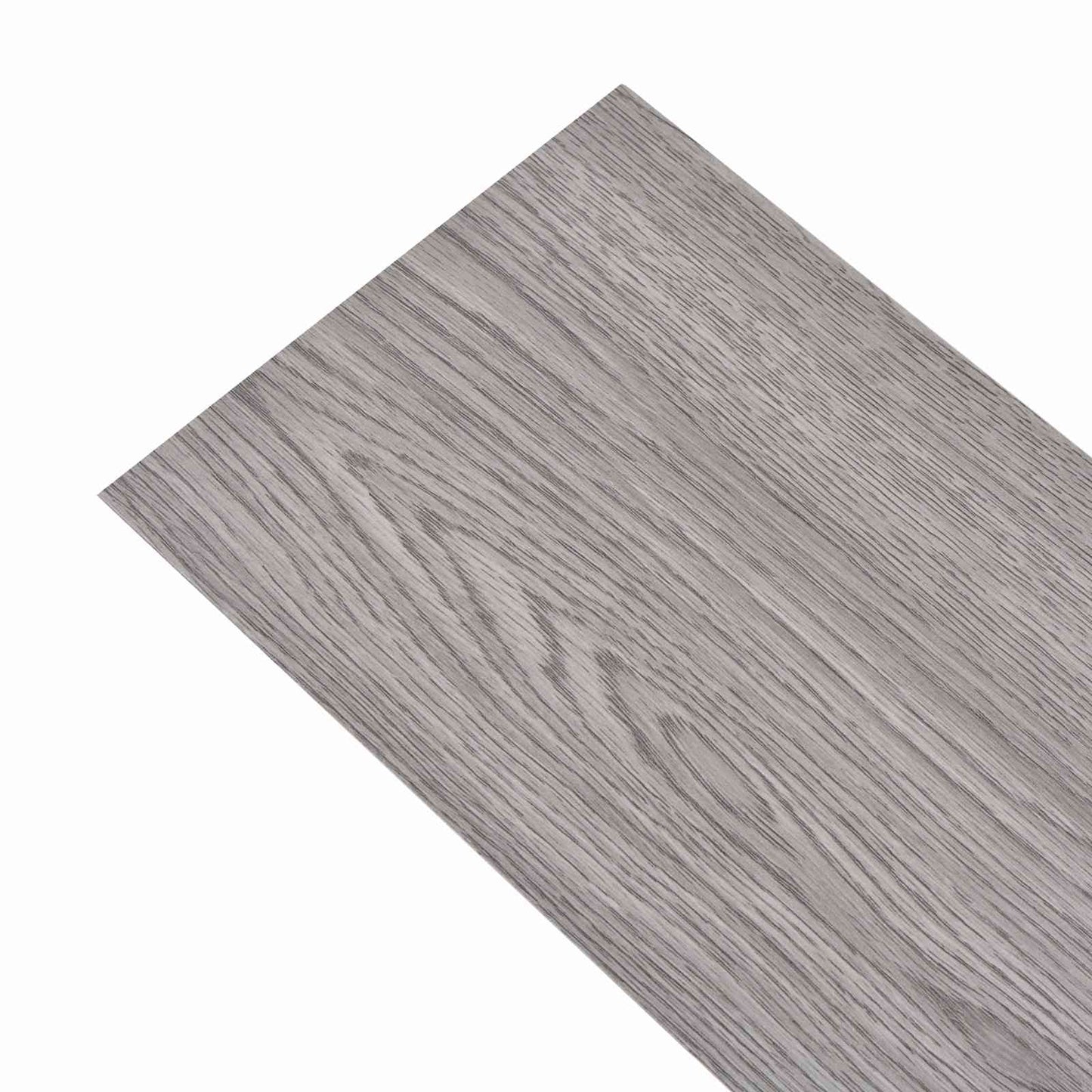 Selvheftende PVC Gulvplanker 30,5 x 61 cm 28 pcs PVC Mørkegrå