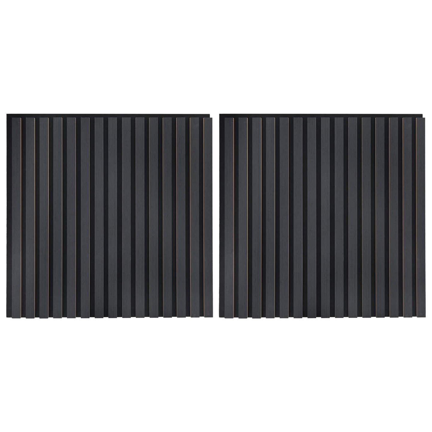 Veggpaneler 2 pcs Antrasitt 60,5 x 60 cm