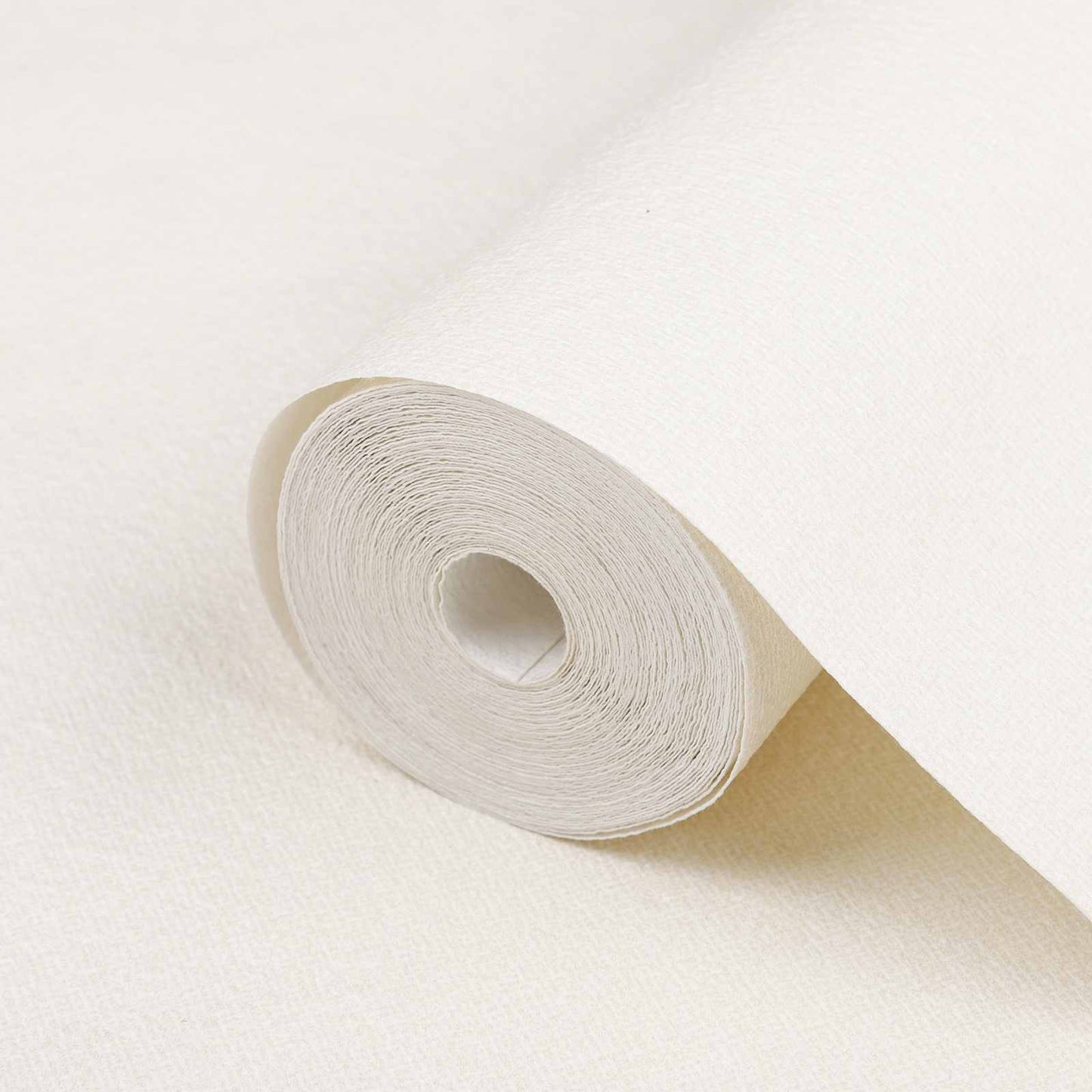 3D Solid Tapet Stripete Kremhvit 10 x 0,53 m Non-Woven Stof