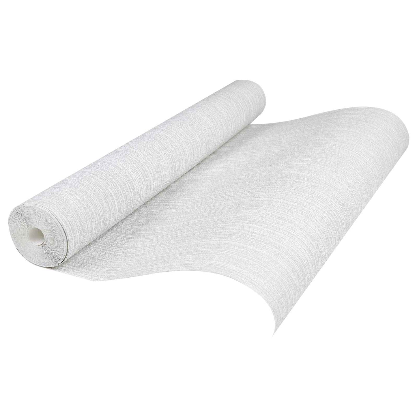 3D Solid Tapet Stripete Lysegrå 10 x 0,53 m Non-Woven Stof