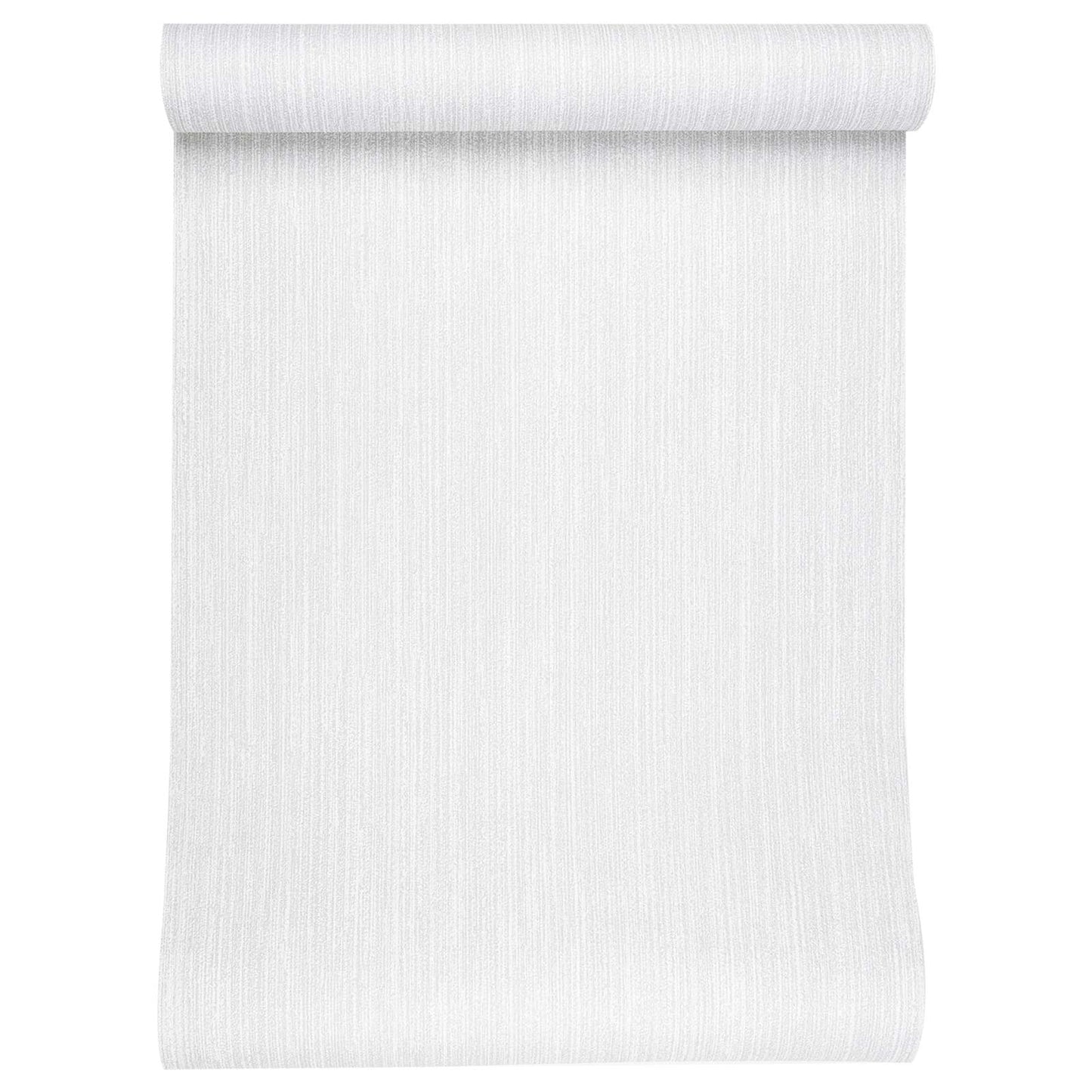 3D Solid Tapet Stripete Lysegrå 10 x 0,53 m Non-Woven Stof