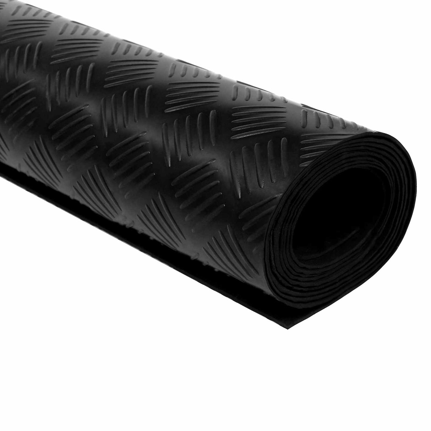 Gulv Matte Svart 1 x 5 m Gummi