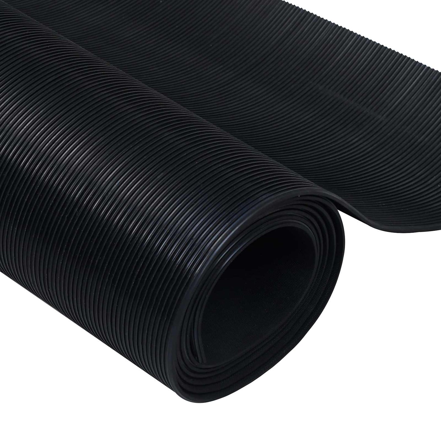 Gulv Matte Svart 1 x 2 m Gummi