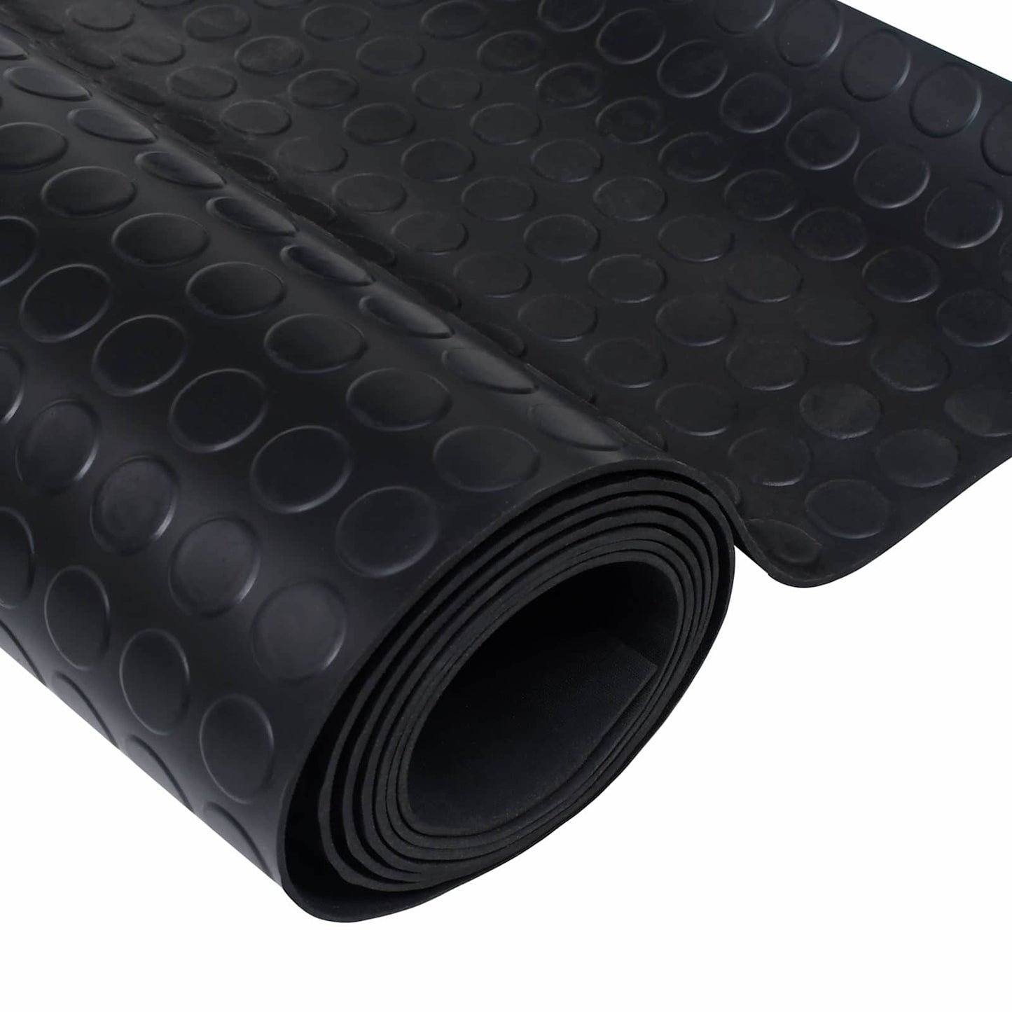 Gulv Matte Svart 1 x 5 m Gummi