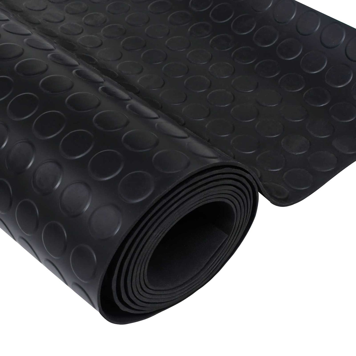 Gulv Matte Svart 1,5 x 2 m Gummi
