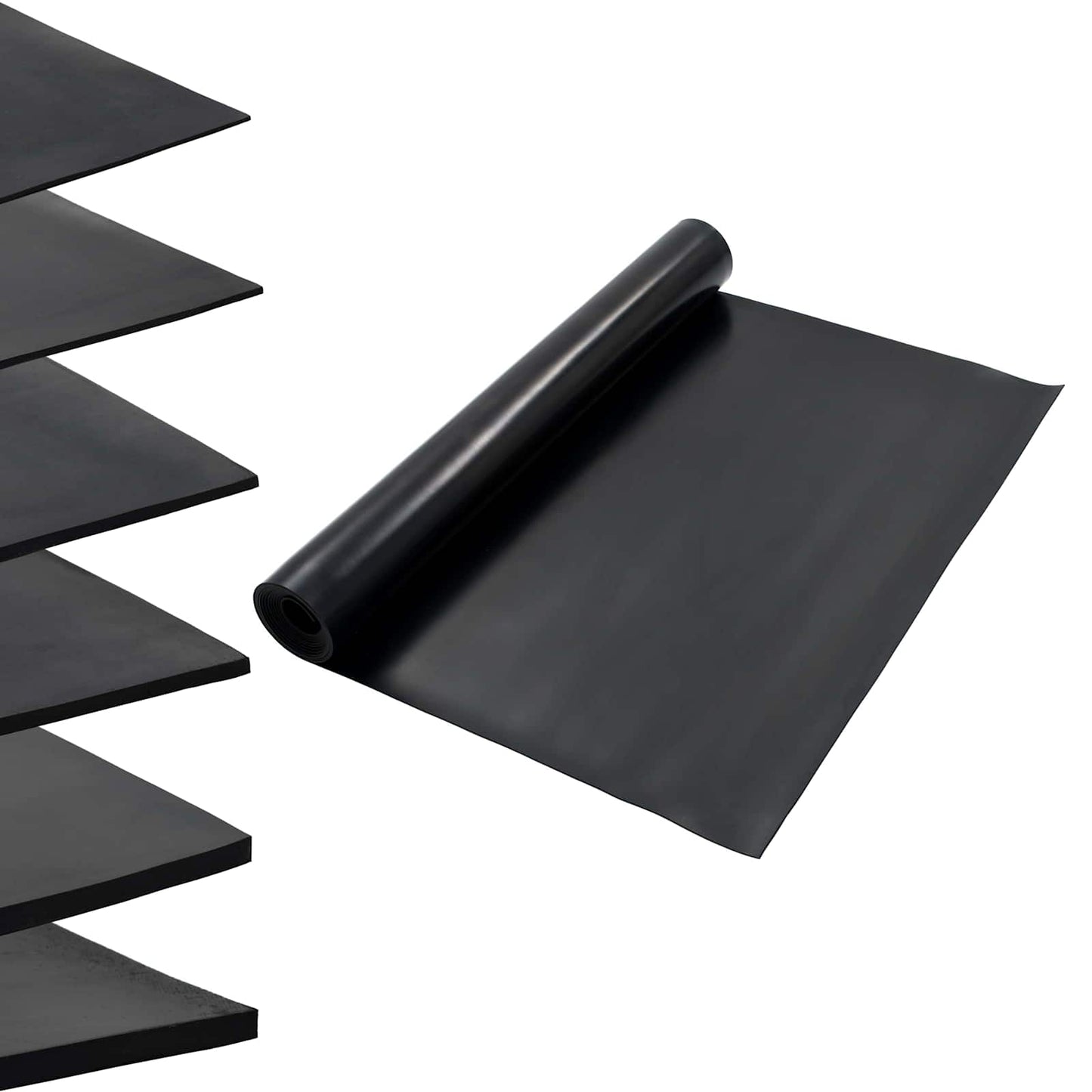Gulv Matte Svart 1,2 x 5 m Gummi