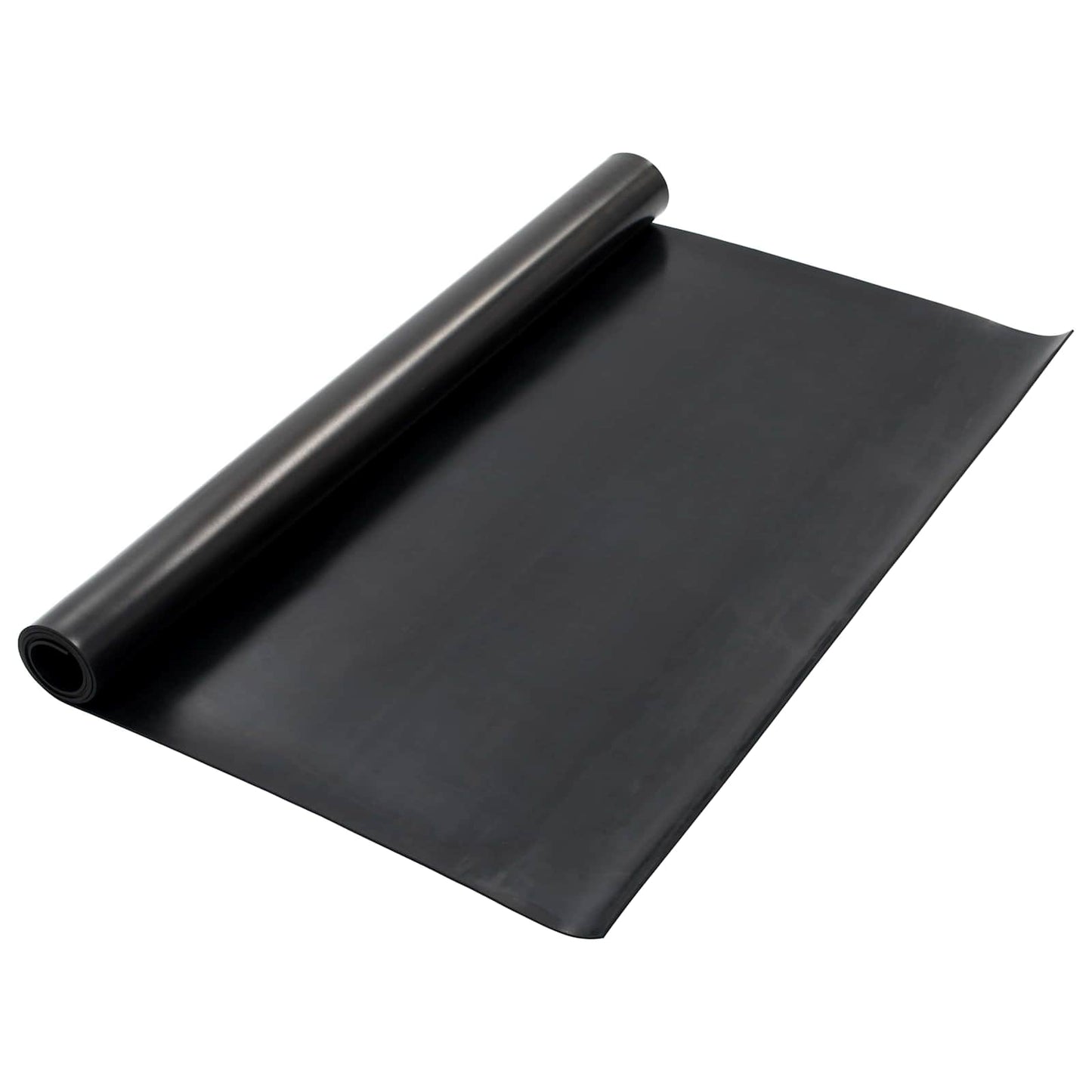 Gulv Matte Svart 1,2 x 2 m Gummi