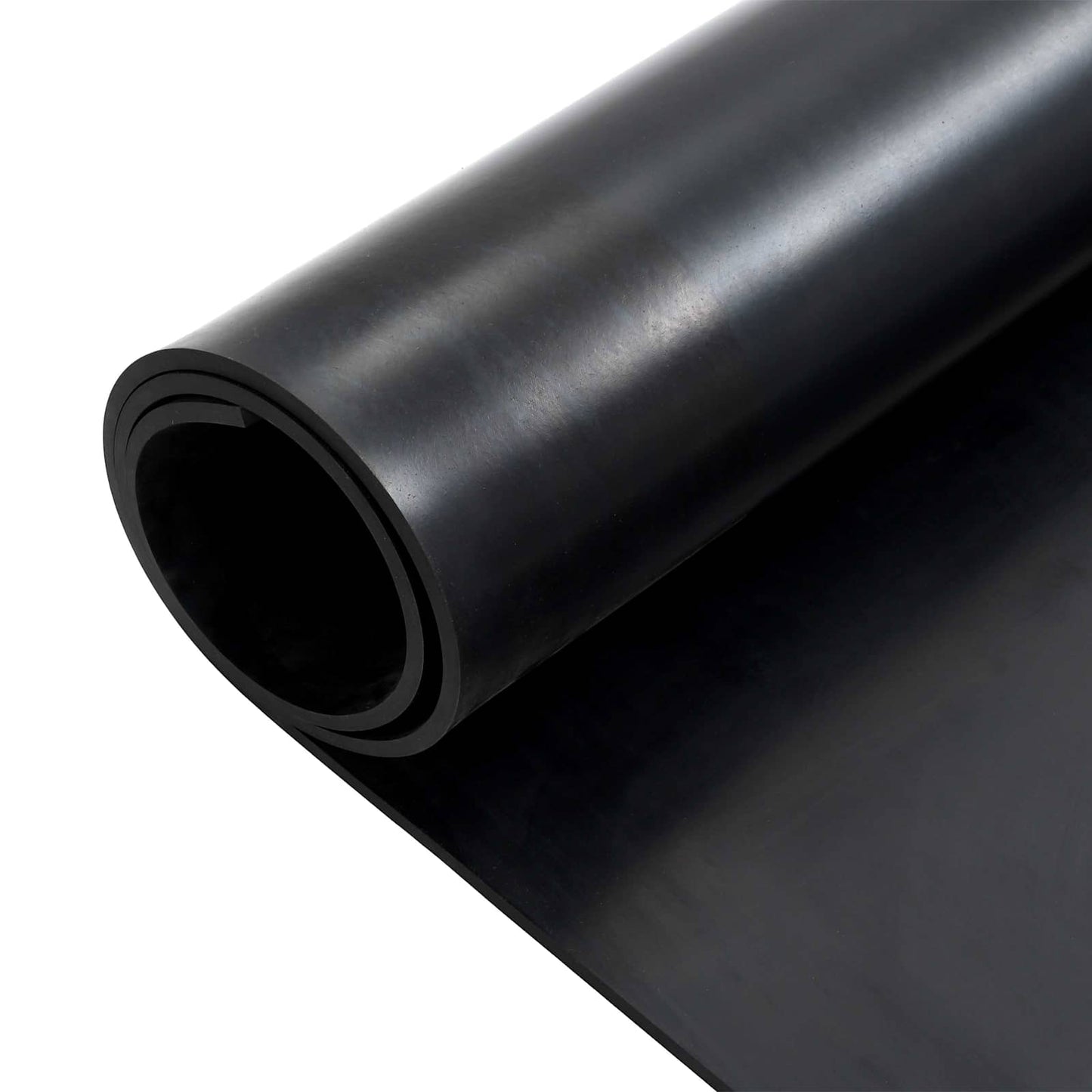 Gulv Matte Svart 1,2 x 2 m Gummi