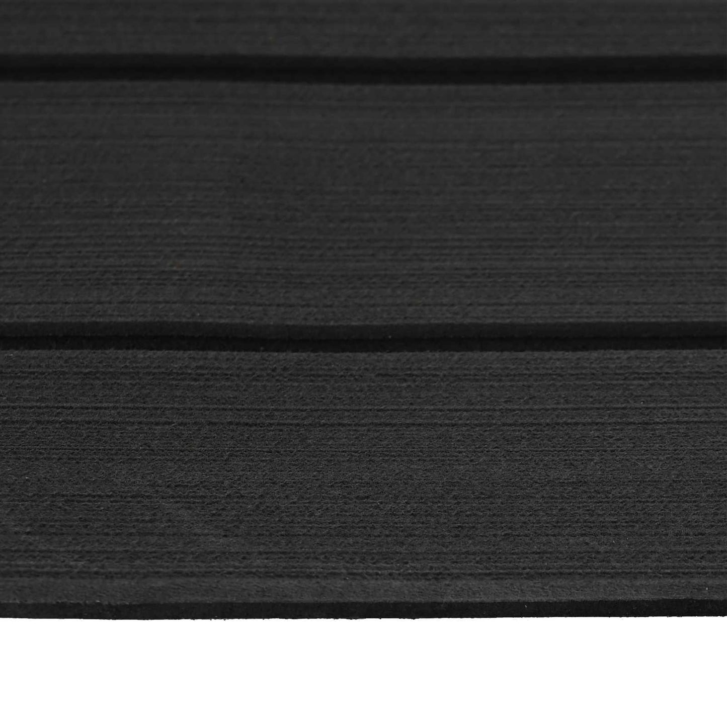 Båtmatt Stripete Mørk Grå og Svart 240 x 90 cm EVA