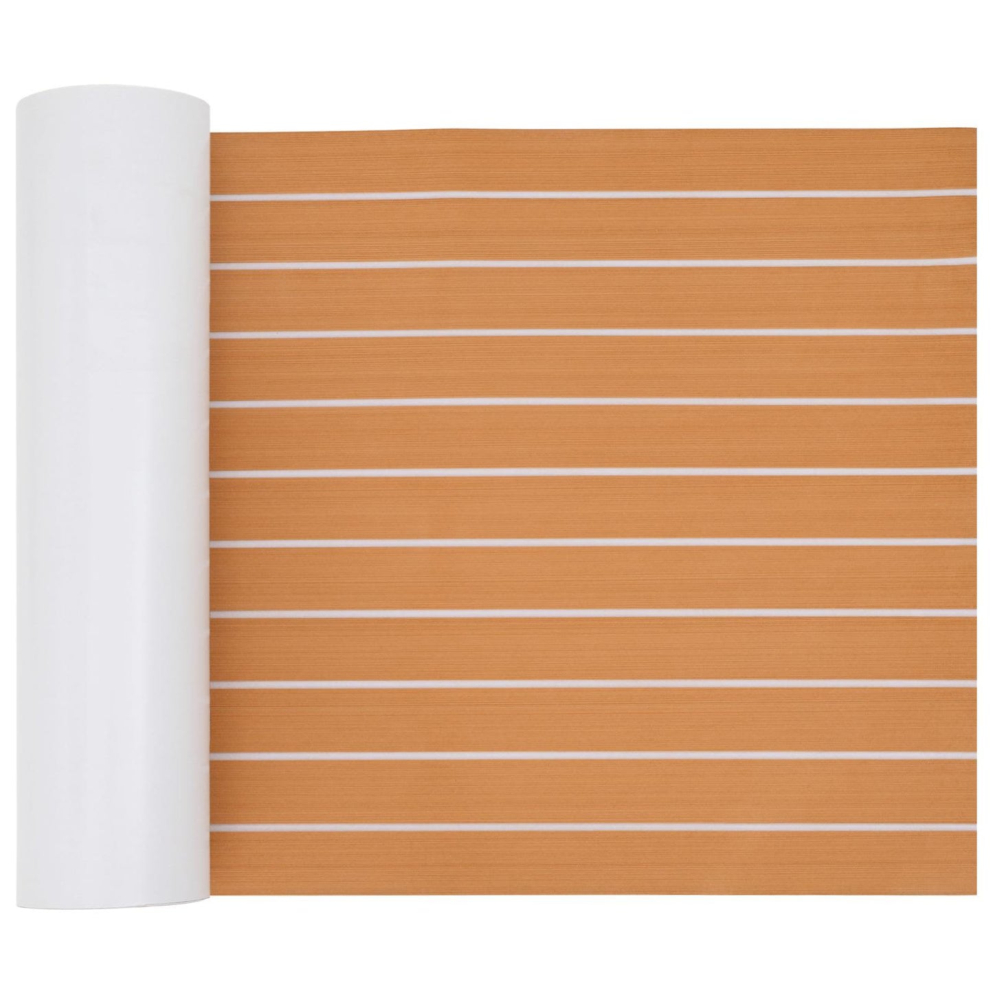 Båtmatt Stripete Brun og hvit 240 x 60 cm EVA