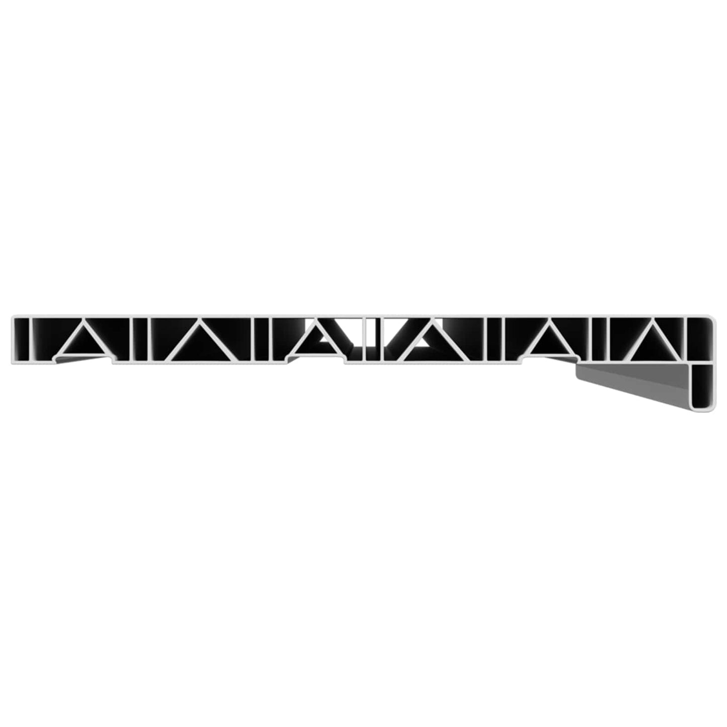 Vinduskarmer Hvit 60 x 30 x 4,5 cm PVC